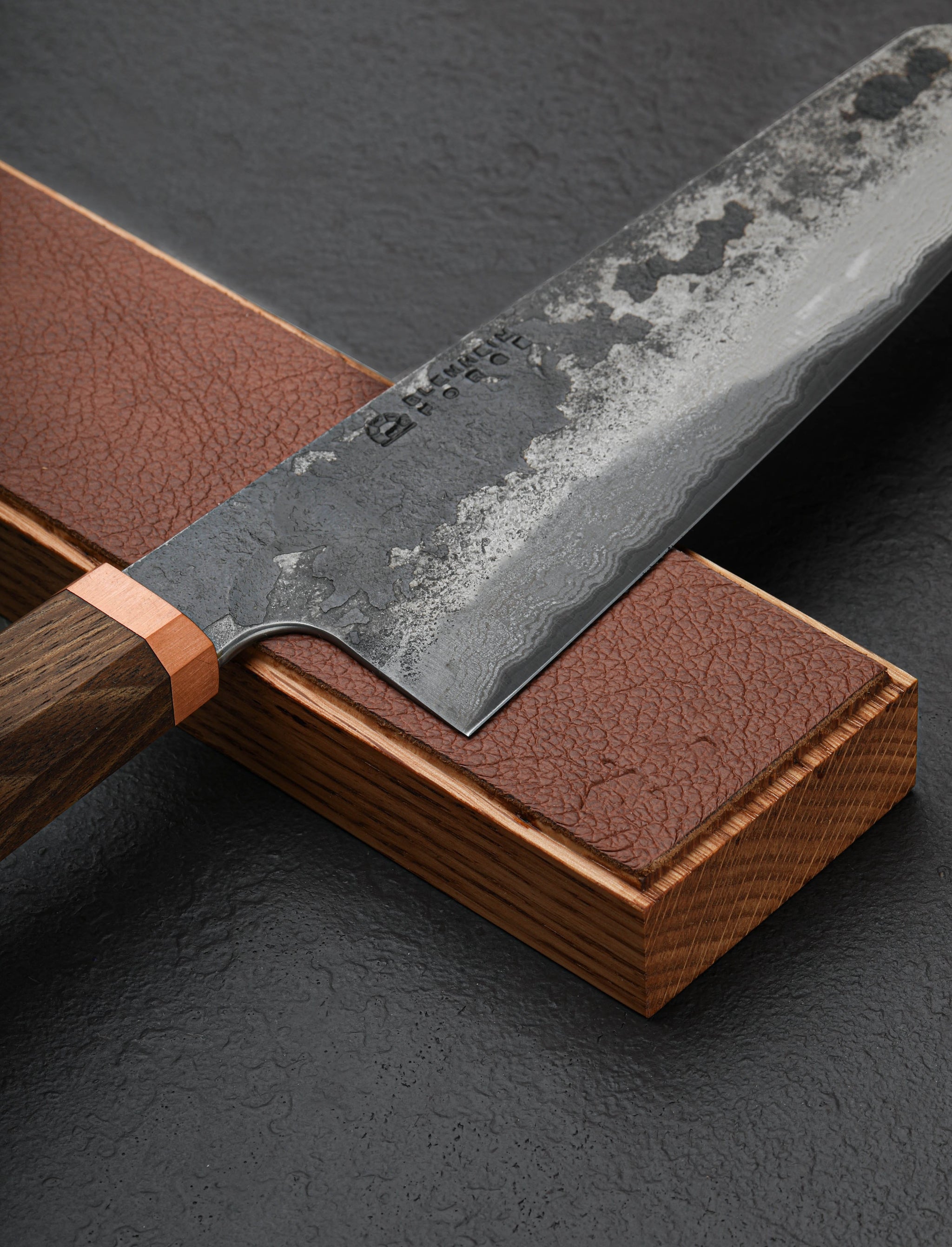 Piotr the Bear - Sweden Accessories & Apparel Brown Leather & Oak Magnetic Knife Rack