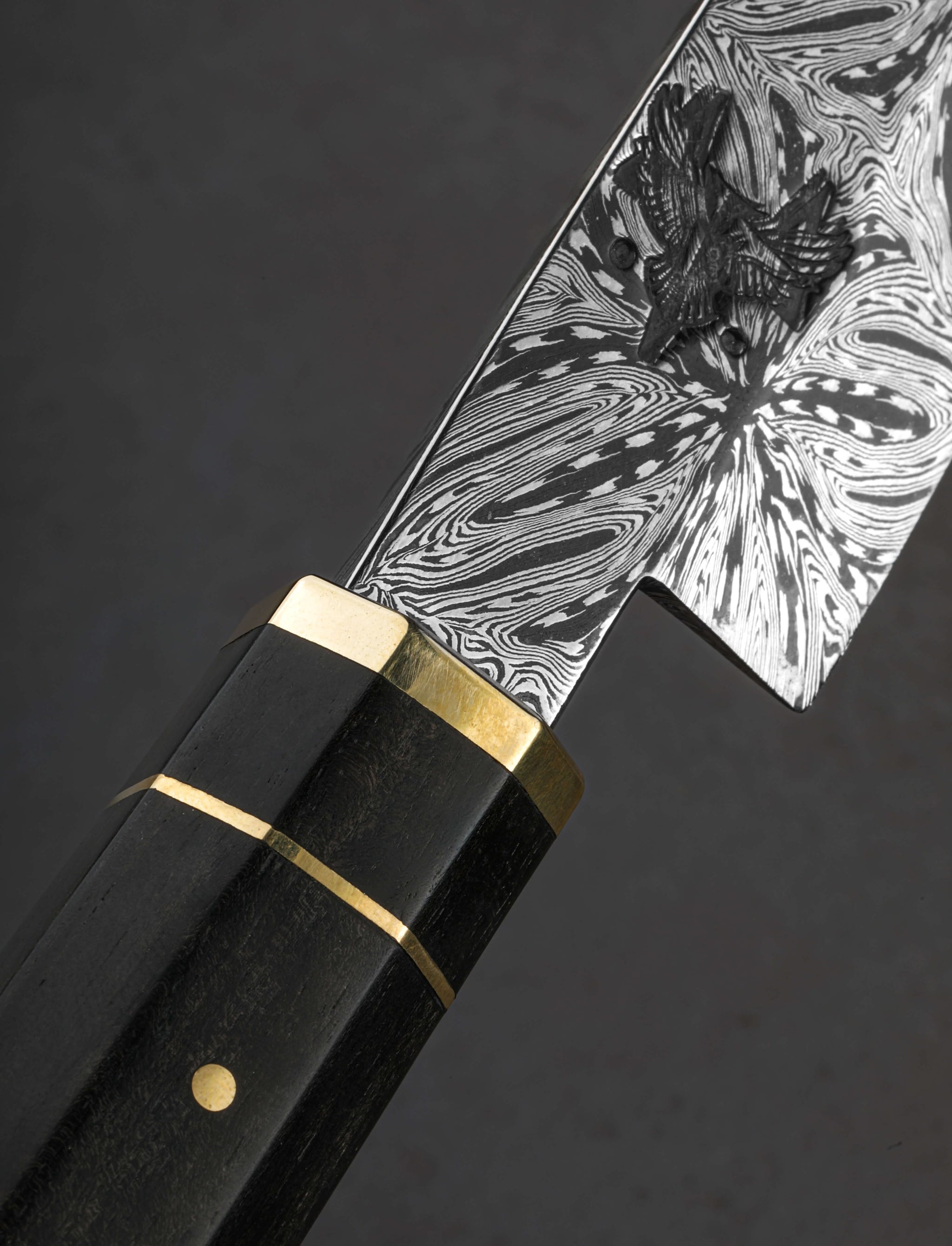 Andres Maldonado Kaleidoscopic Ebony Yanagiba 345mm