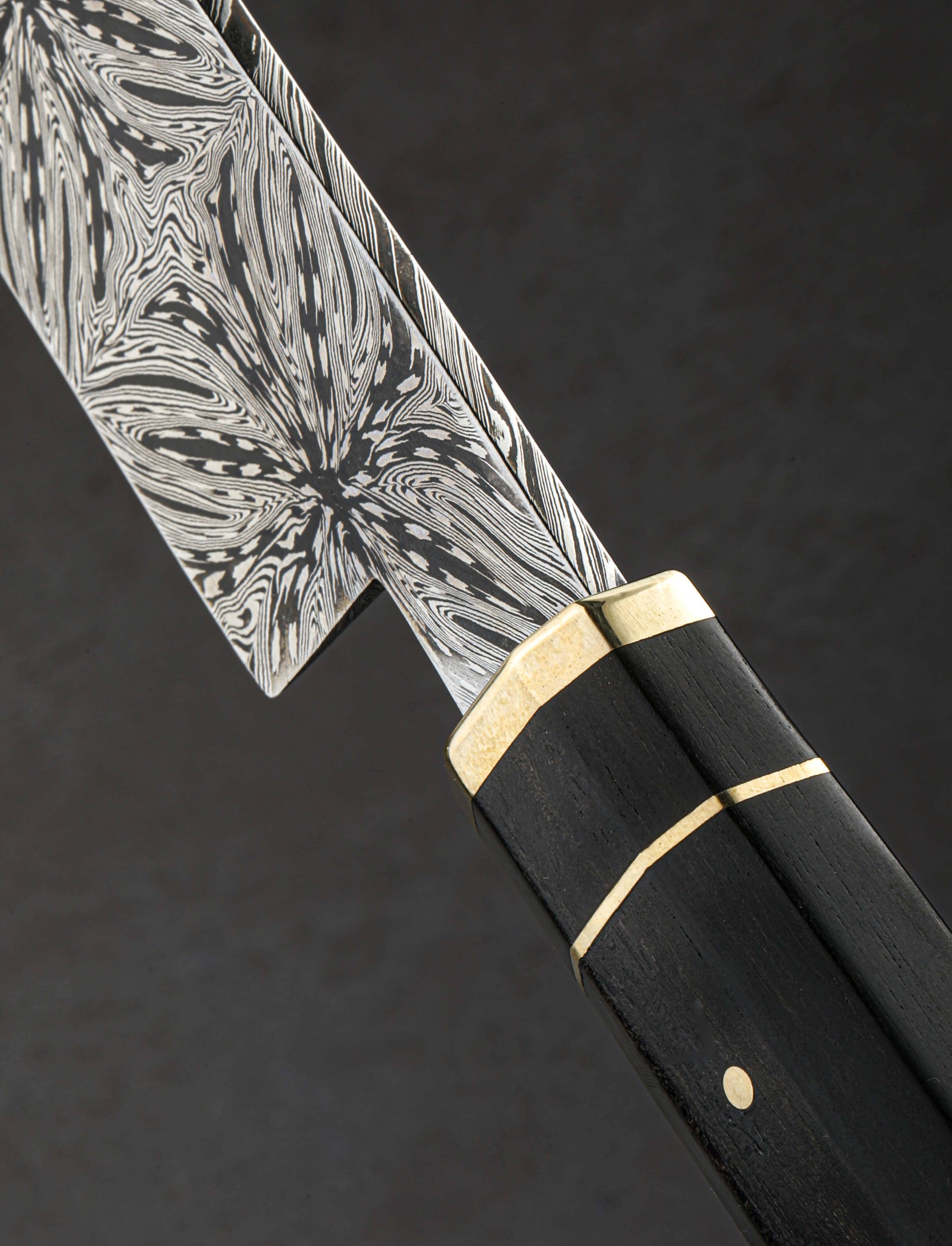 Andres Maldonado Kaleidoscopic Ebony Yanagiba 345mm