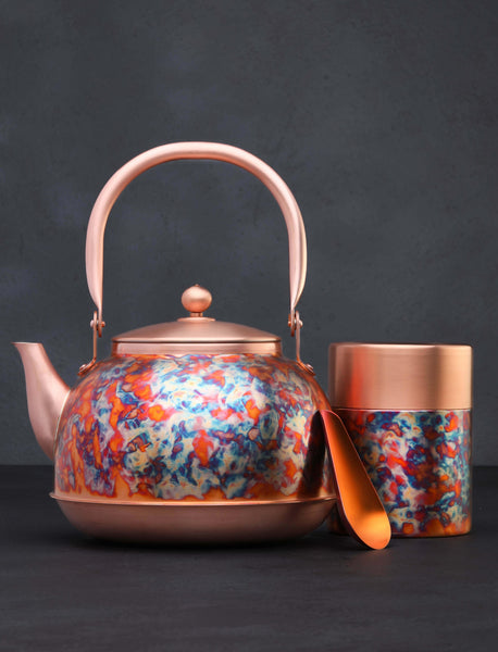 Yūgen Copper Tea Set | Eatingtools