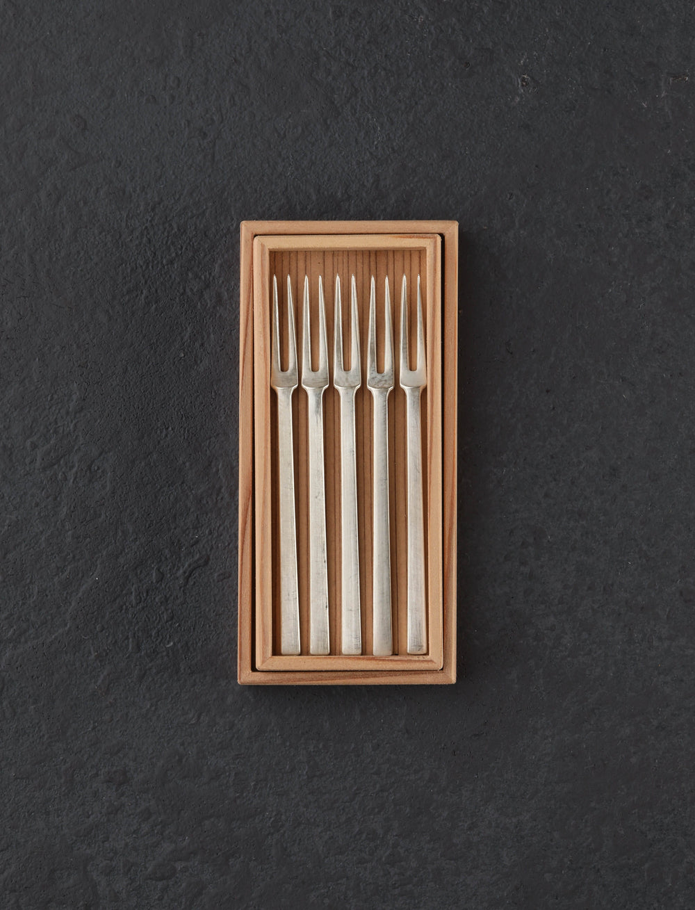 Azmaya - Japan Petit Fine Silver Serving Forks