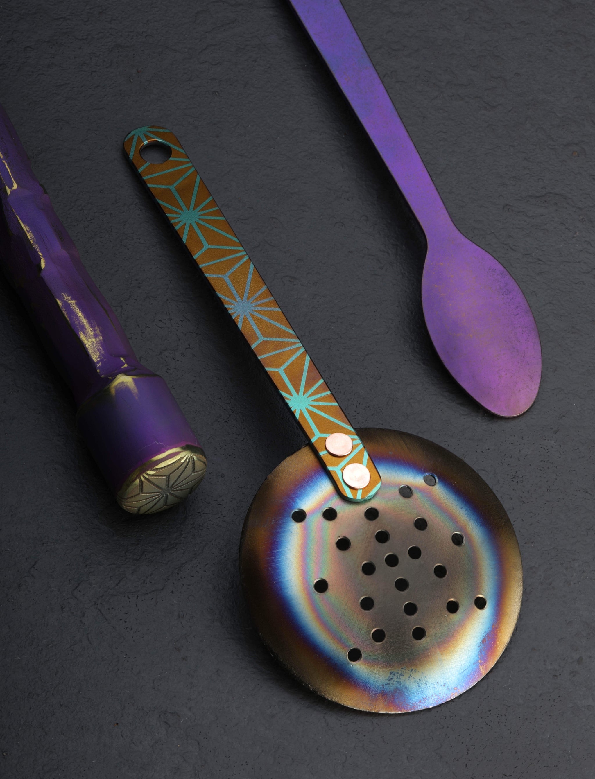 Ben Tendick - Oregon Barware Deluxe Titanium Cocktail Set