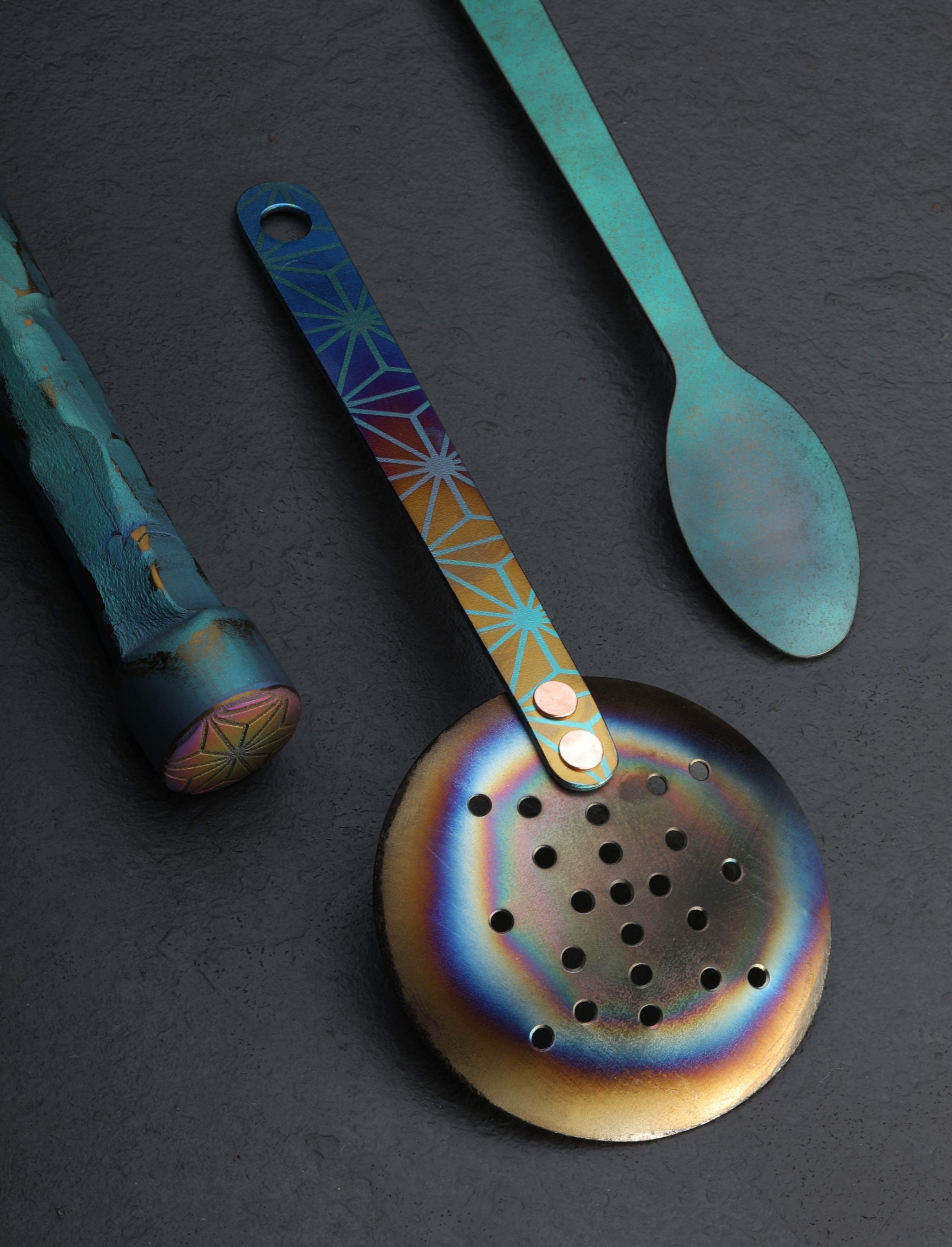 Ben Tendick - Oregon Barware Deluxe Titanium Cocktail Set