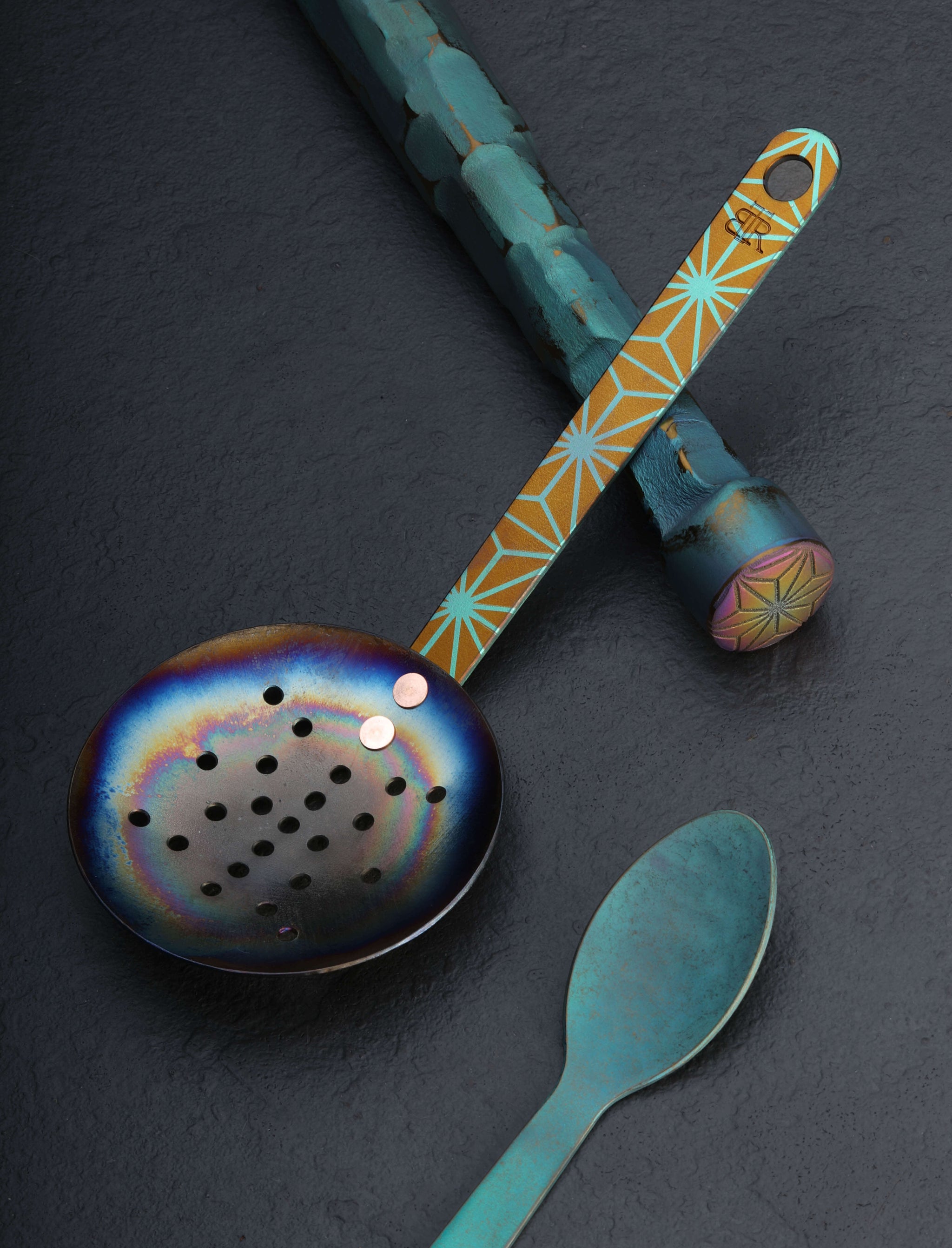 Ben Tendick - Oregon Barware Deluxe Titanium Cocktail Set