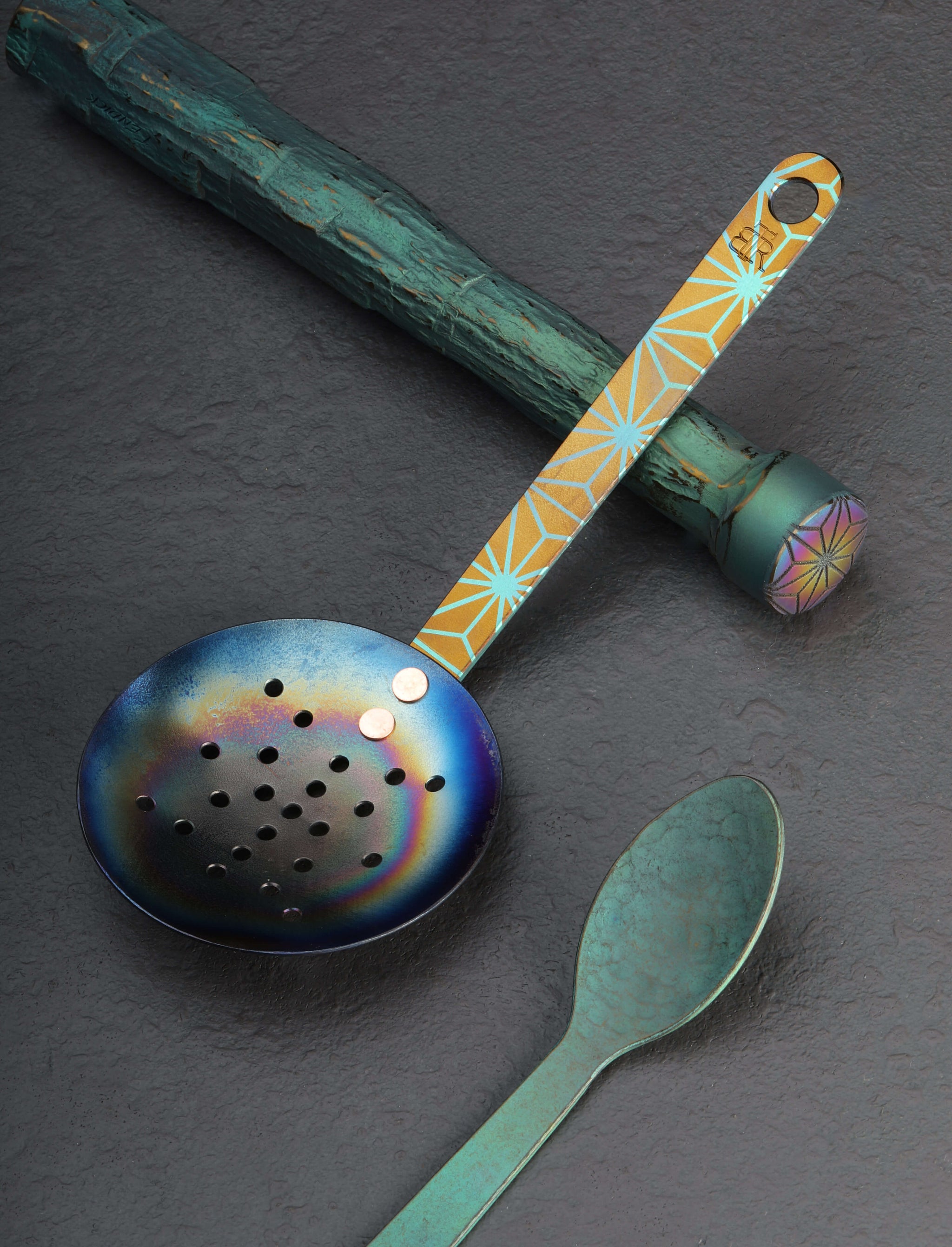 Ben Tendick - Oregon Barware Deluxe Titanium Cocktail Set
