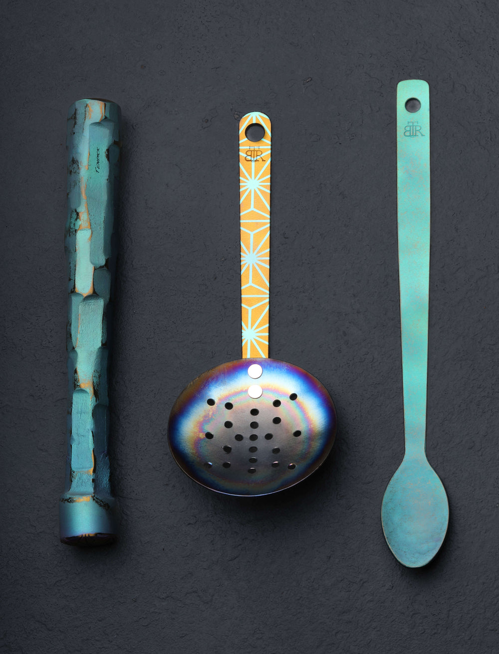 Ben Tendick - Oregon Barware Style One Deluxe Titanium Cocktail Set