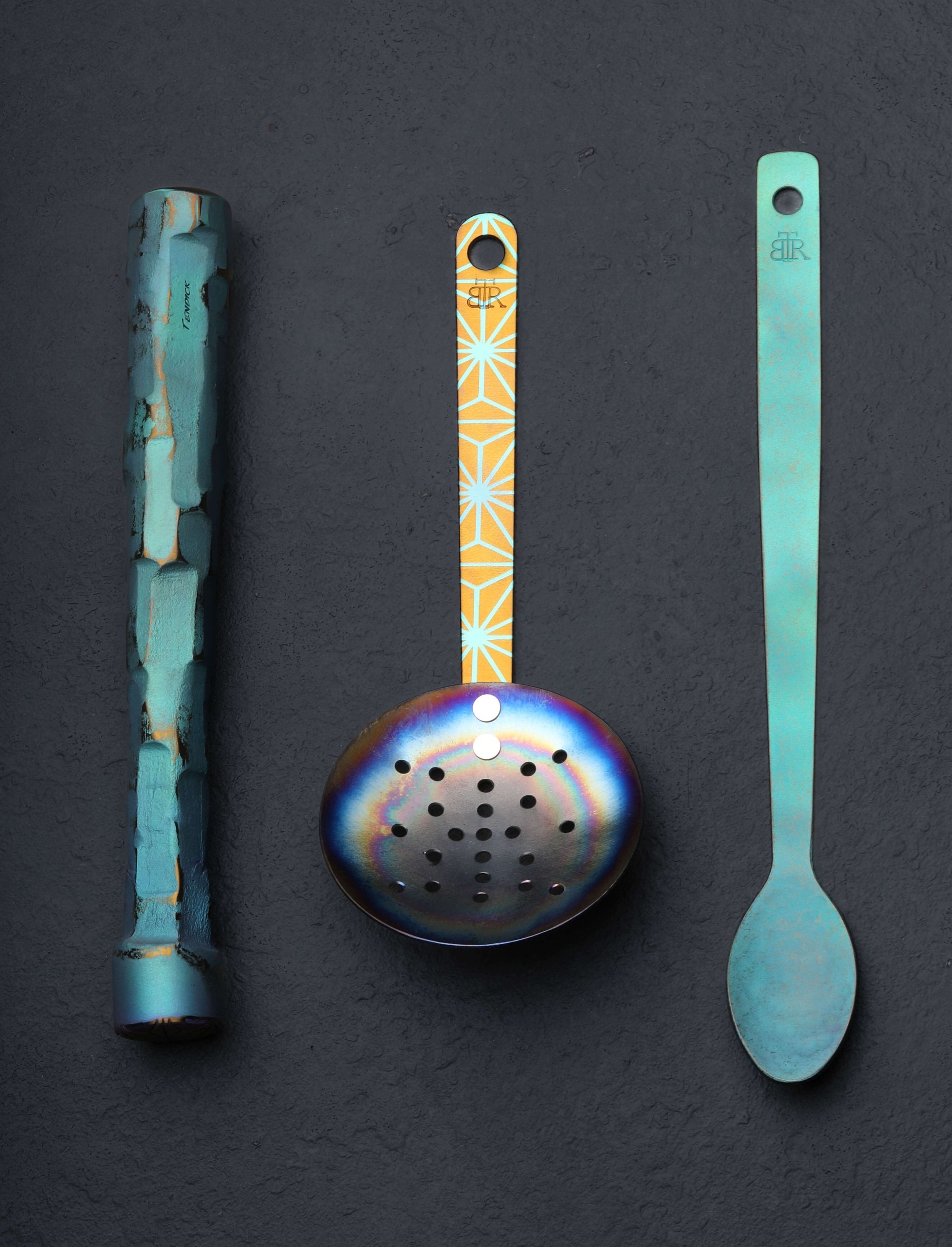 Ben Tendick - Oregon Barware Style One Deluxe Titanium Cocktail Set