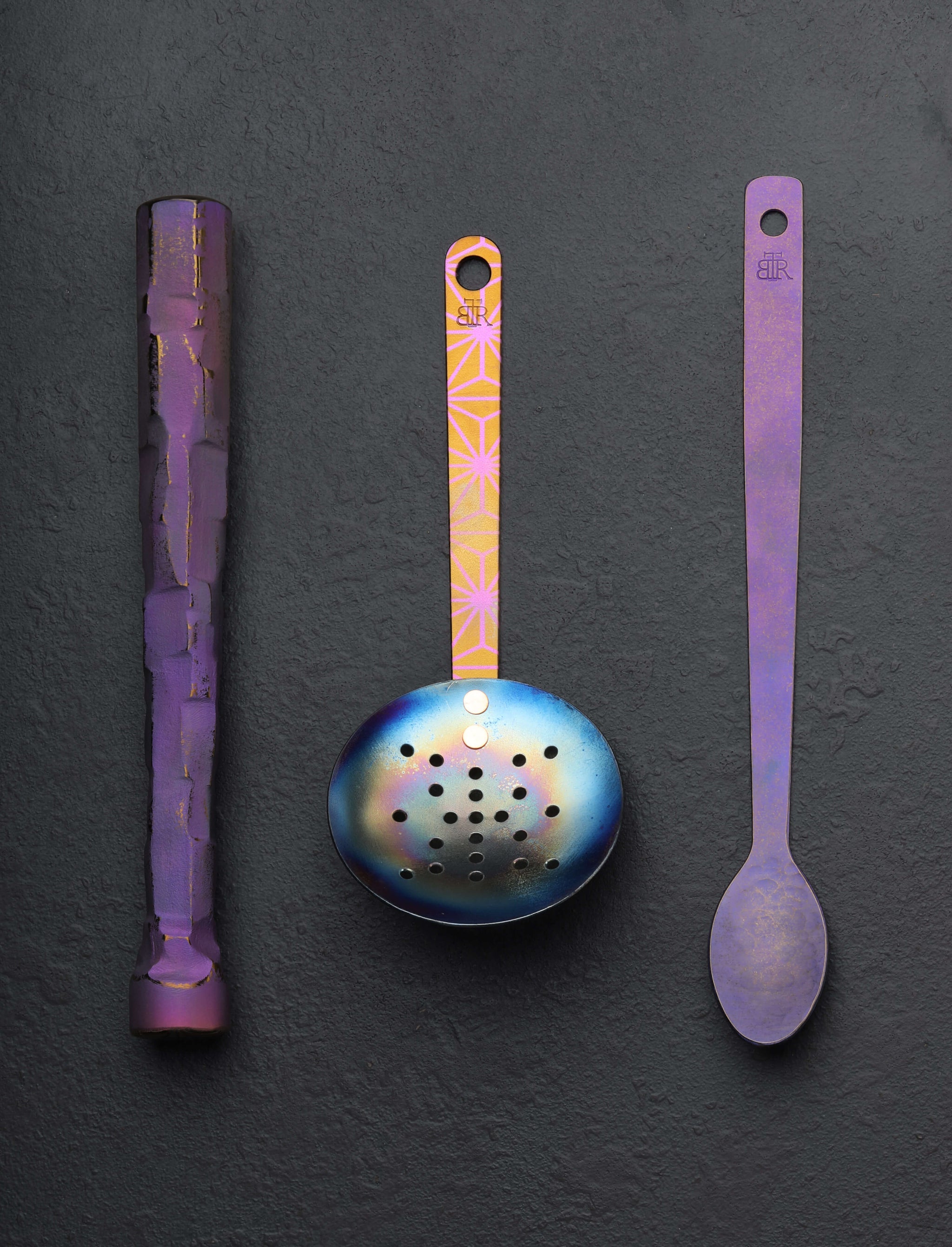 Ben Tendick - Oregon Barware Style One Deluxe Titanium Cocktail Set