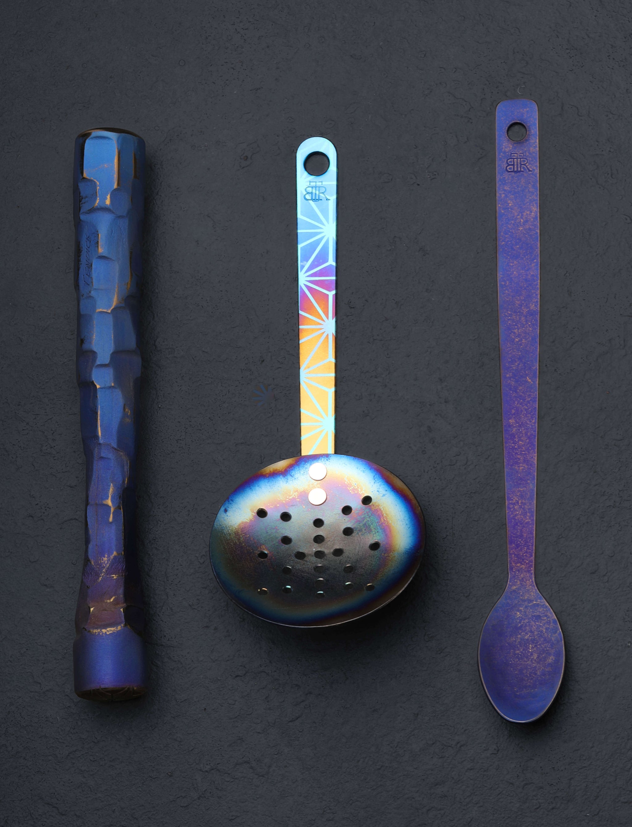 Ben Tendick - Oregon Barware Style Three Deluxe Titanium Cocktail Set