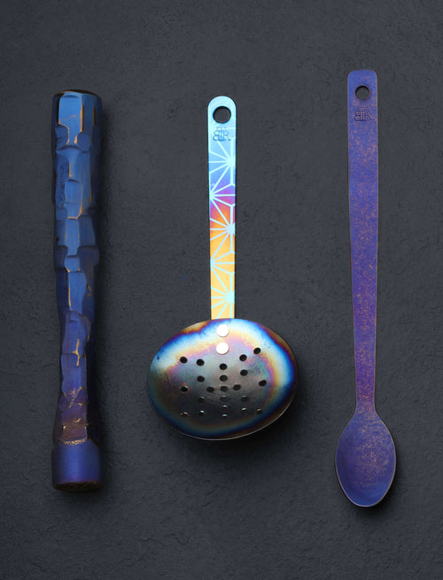 Ben Tendick - Oregon Barware Style Three Deluxe Titanium Cocktail Set