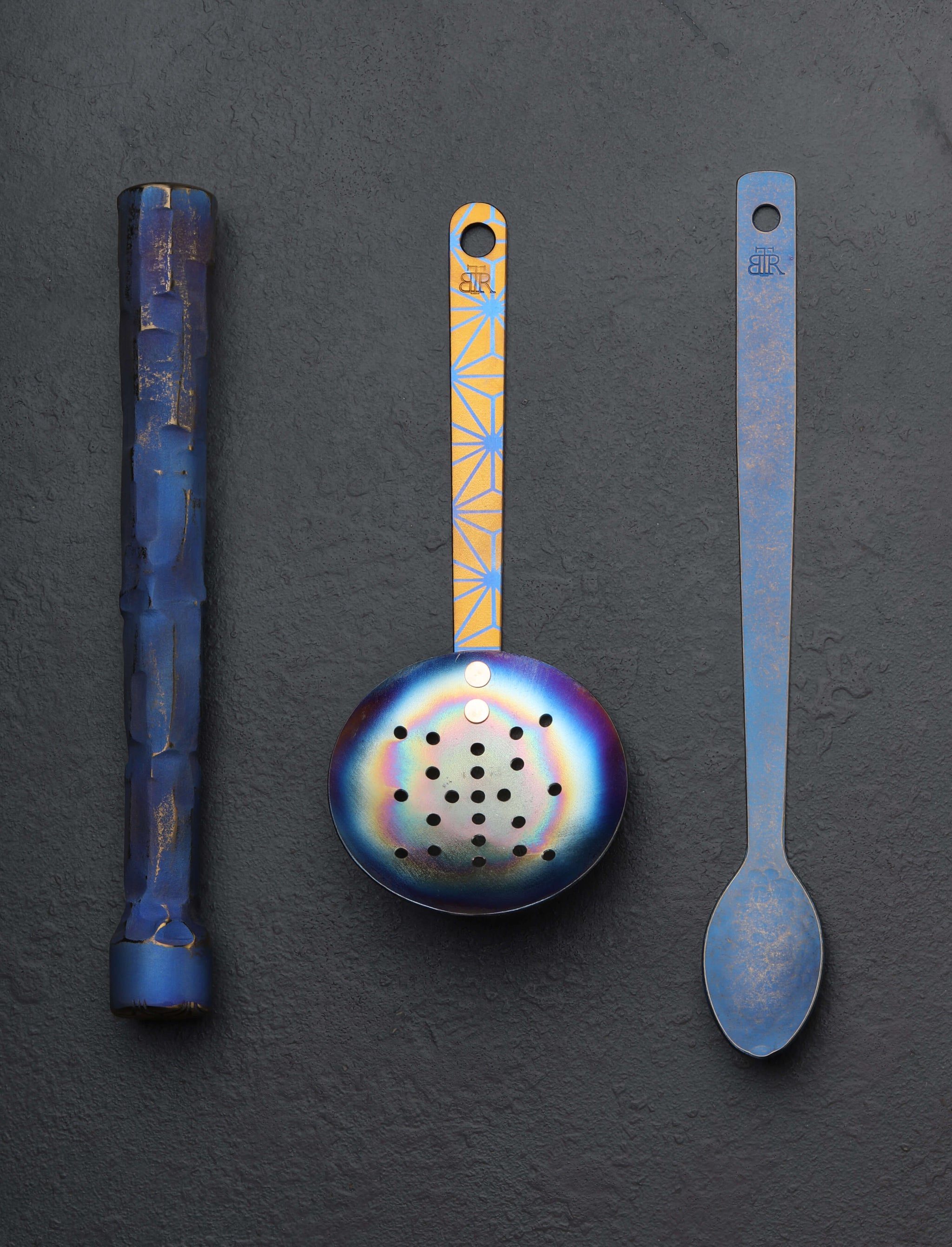 Ben Tendick - Oregon Barware Style Three Deluxe Titanium Cocktail Set