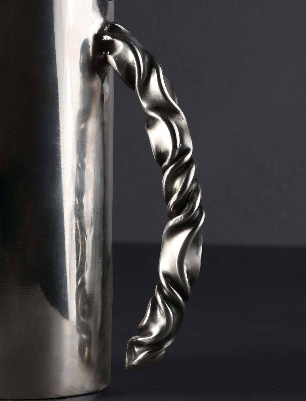 Stephen Fitz Gerald - California Barware Forged Ellipse Steel Pitcher
