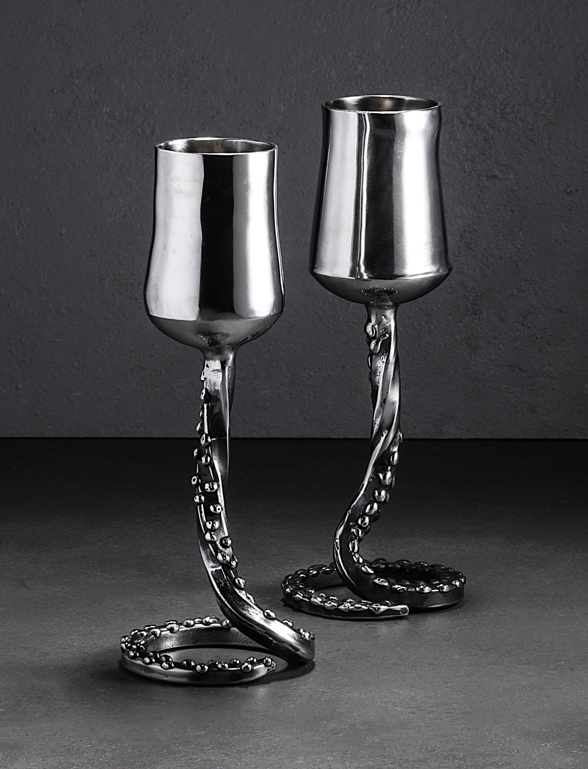 Stephen Fitz Gerald - California Barware Tentacle Stem Champagne Flutes