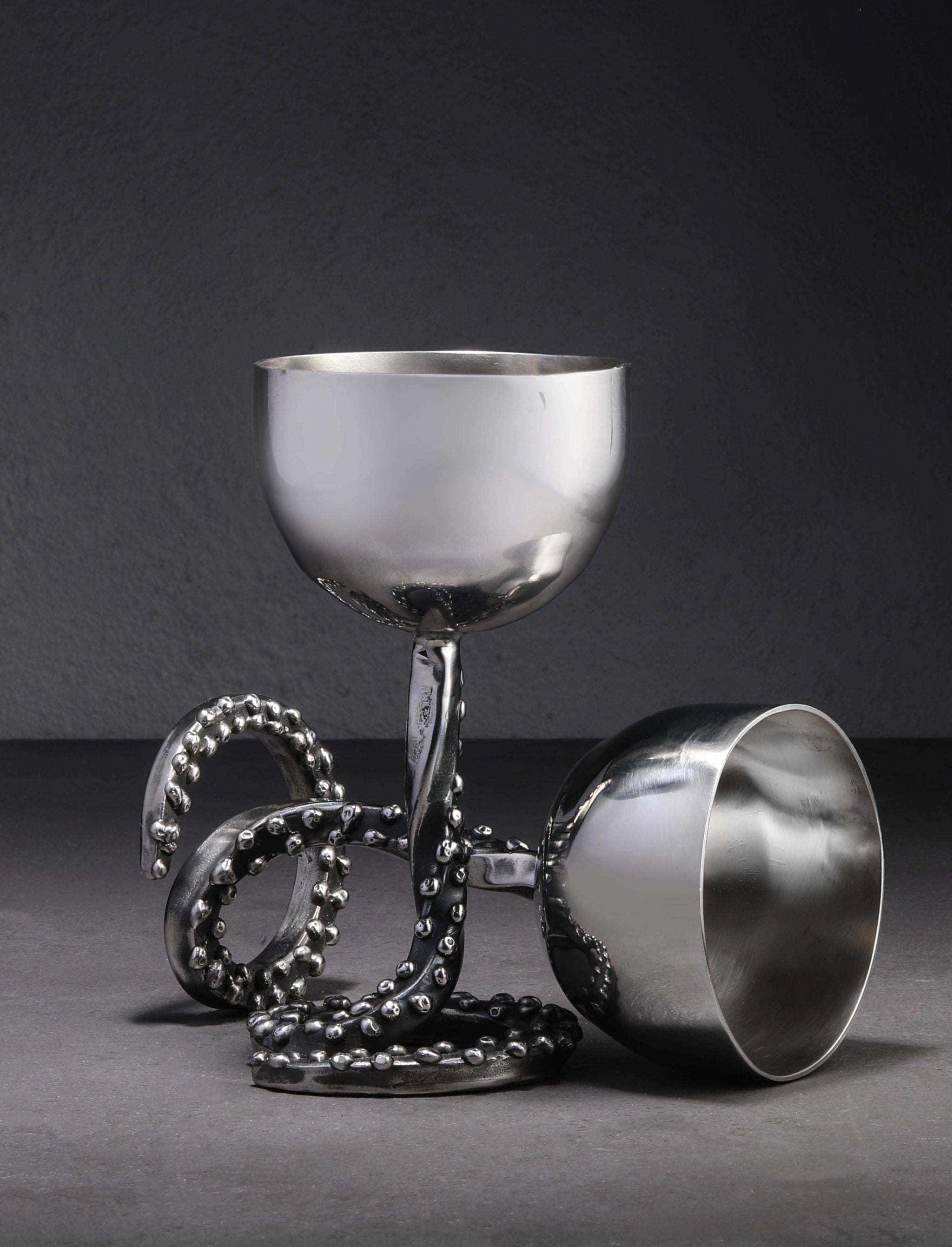 Stephen Fitz Gerald - California Barware Tentacle Stem Wine Goblets