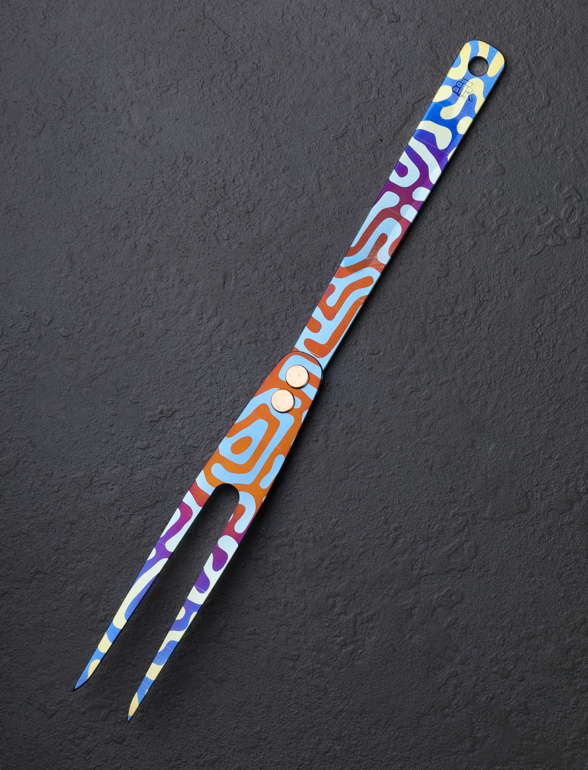 Ben Tendick - Oregon Classic - Three Deluxe Titanium Kitchen Fork