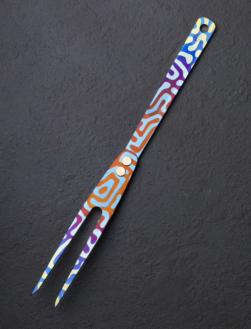 Ben Tendick - Oregon Classic - Three Deluxe Titanium Kitchen Fork