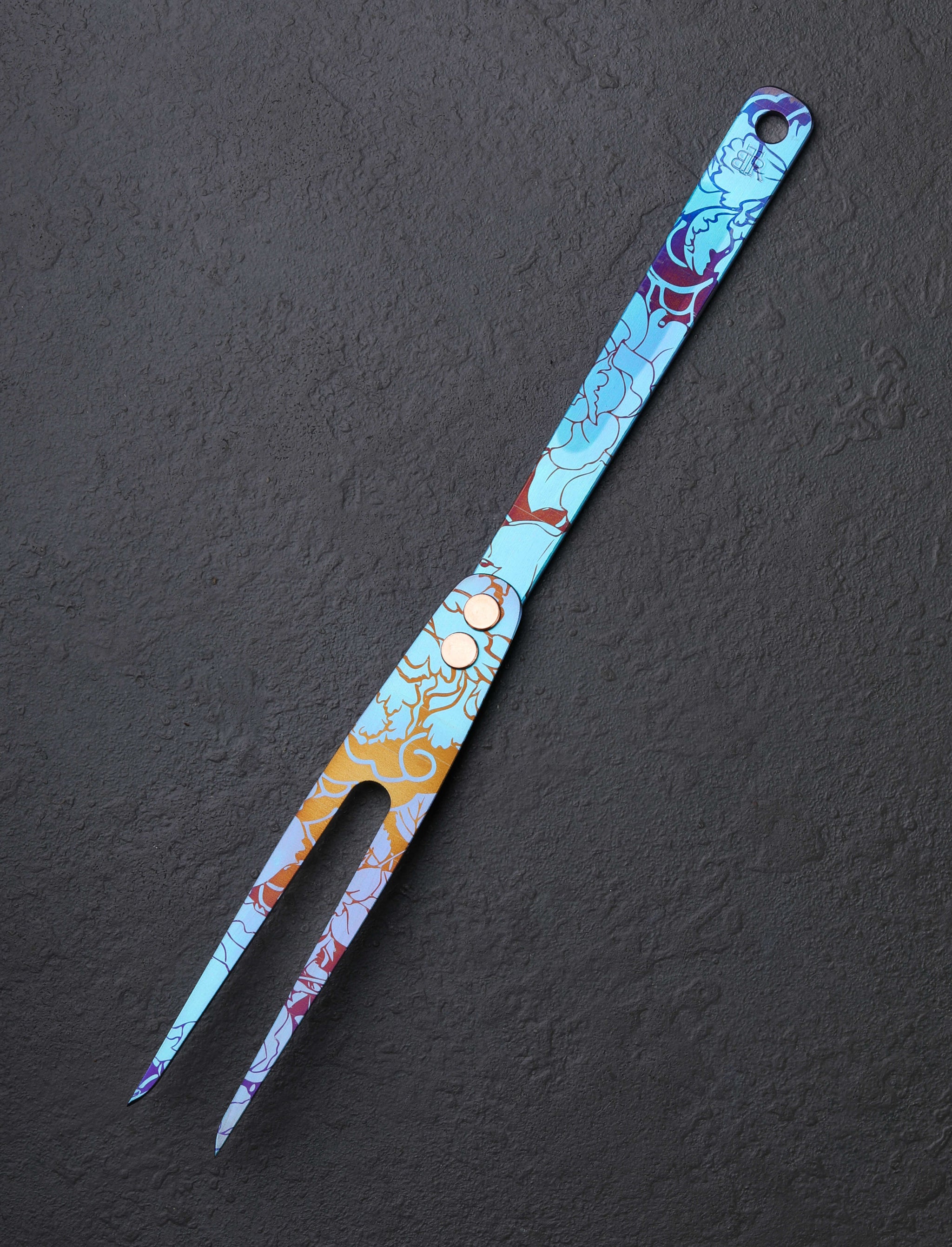 Ben Tendick - Oregon Classic - Two Deluxe Titanium Kitchen Fork