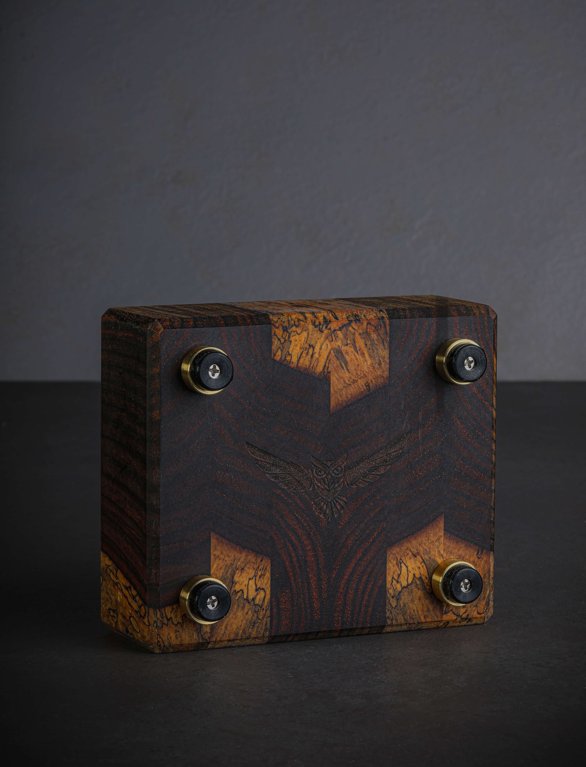 Luke Martin, Owl Woodworks - Canada Boards & Blocks Royal Ebony Owl Bar Board