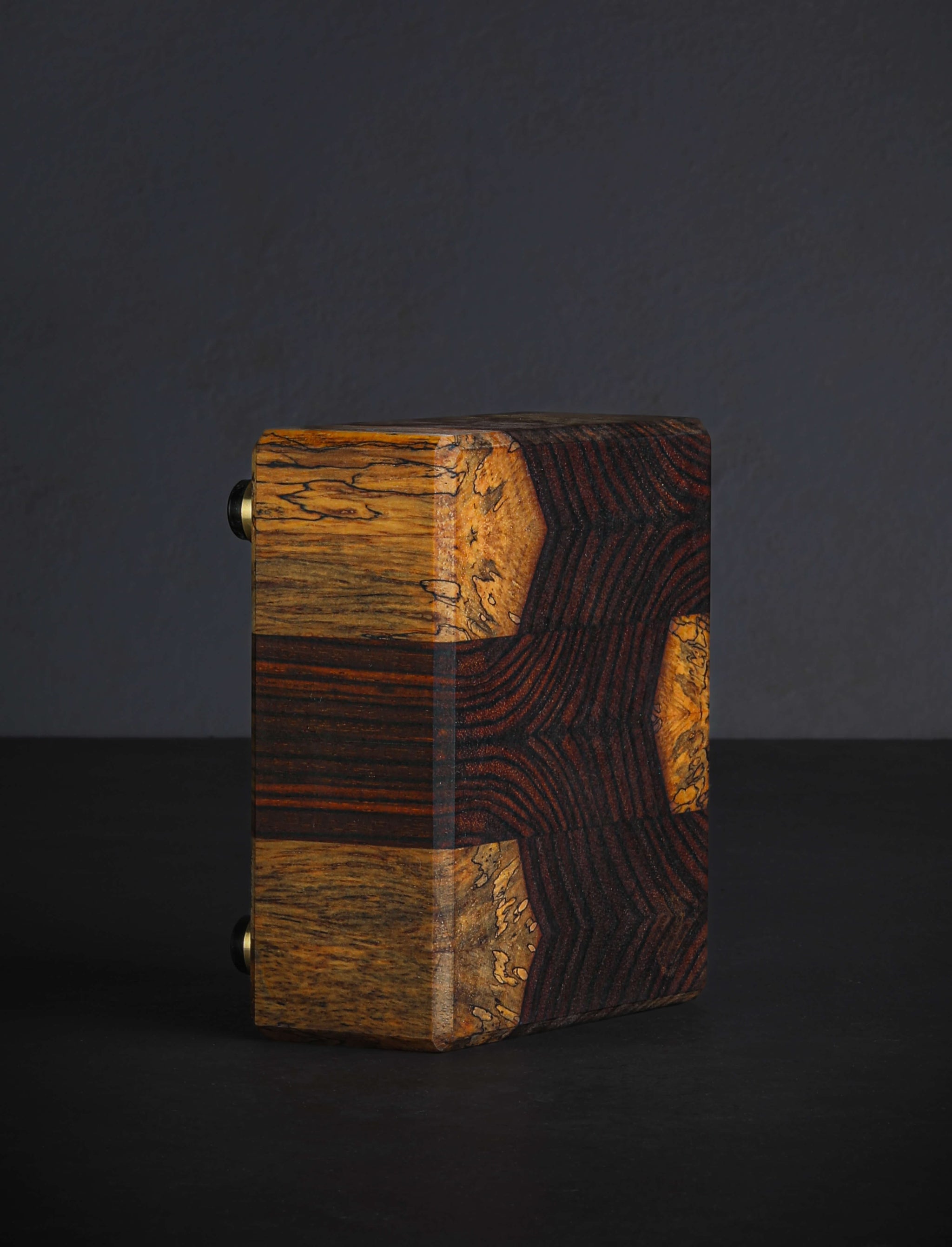 Luke Martin, Owl Woodworks - Canada Boards & Blocks The Prince Royal Ebony Owl Bar Board