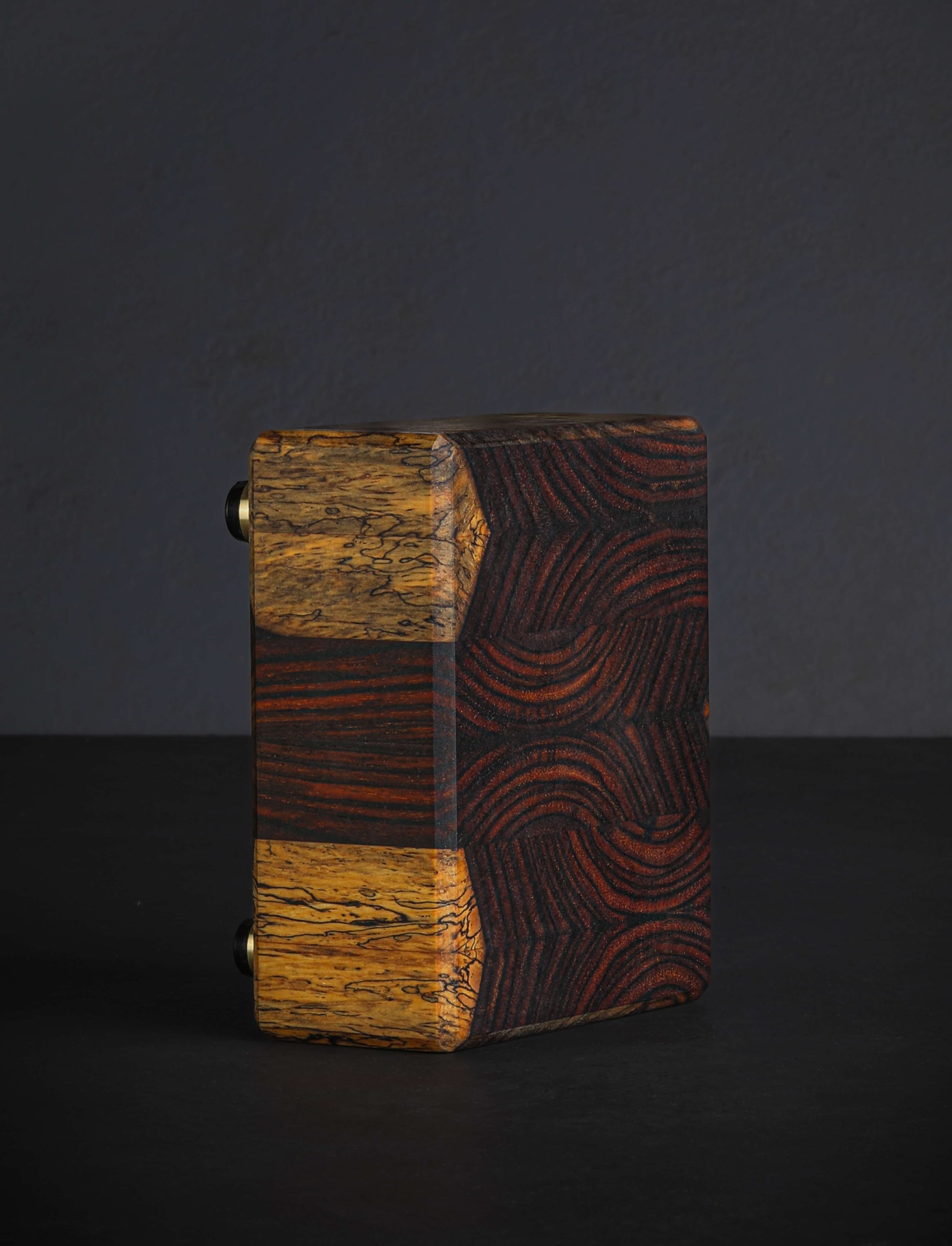 Luke Martin, Owl Woodworks - Canada Boards & Blocks The Princess Royal Ebony Owl Bar Board