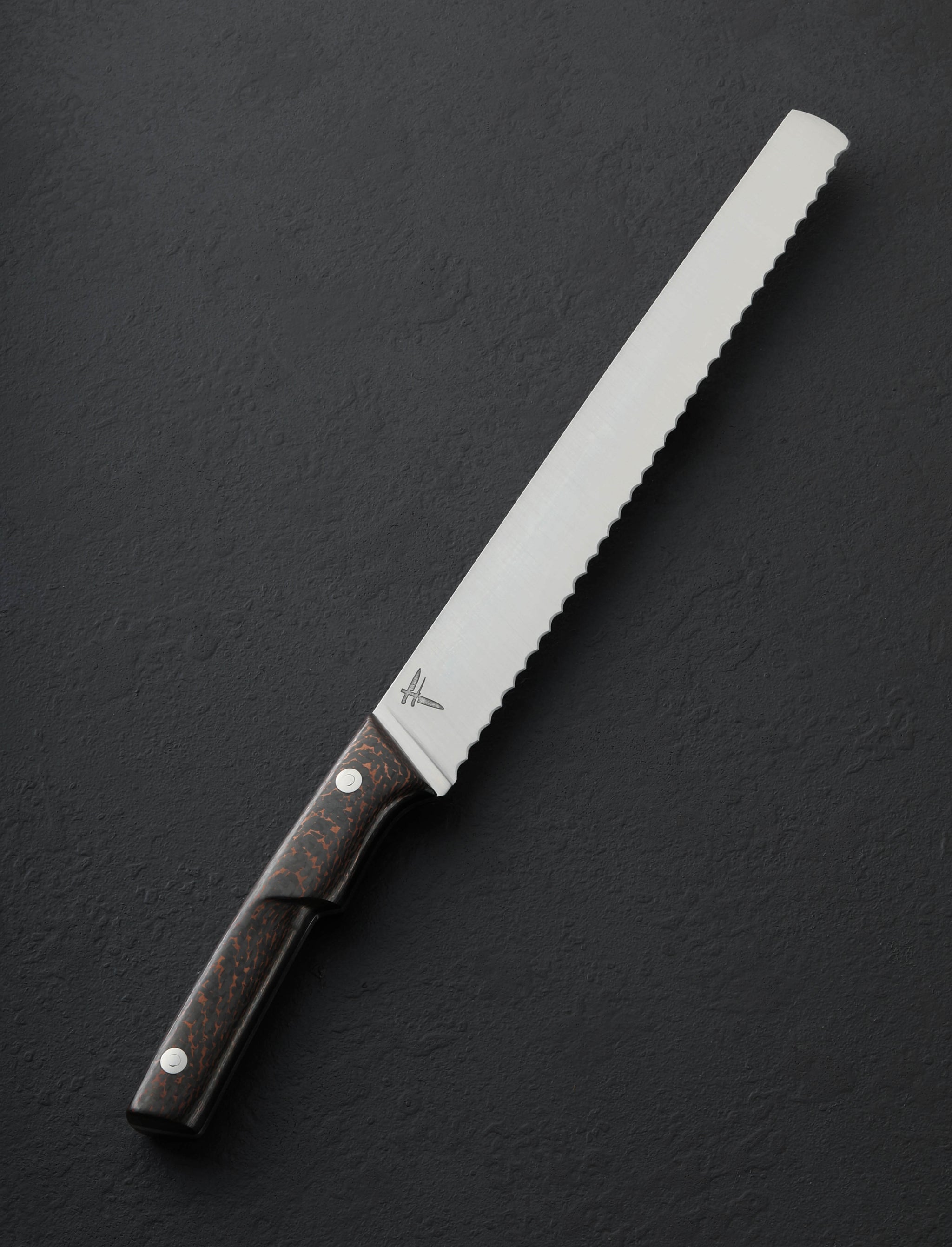 Fingal Ferguson - Ireland Bread Knife Copper Snakeskin Bread Knife 248mm