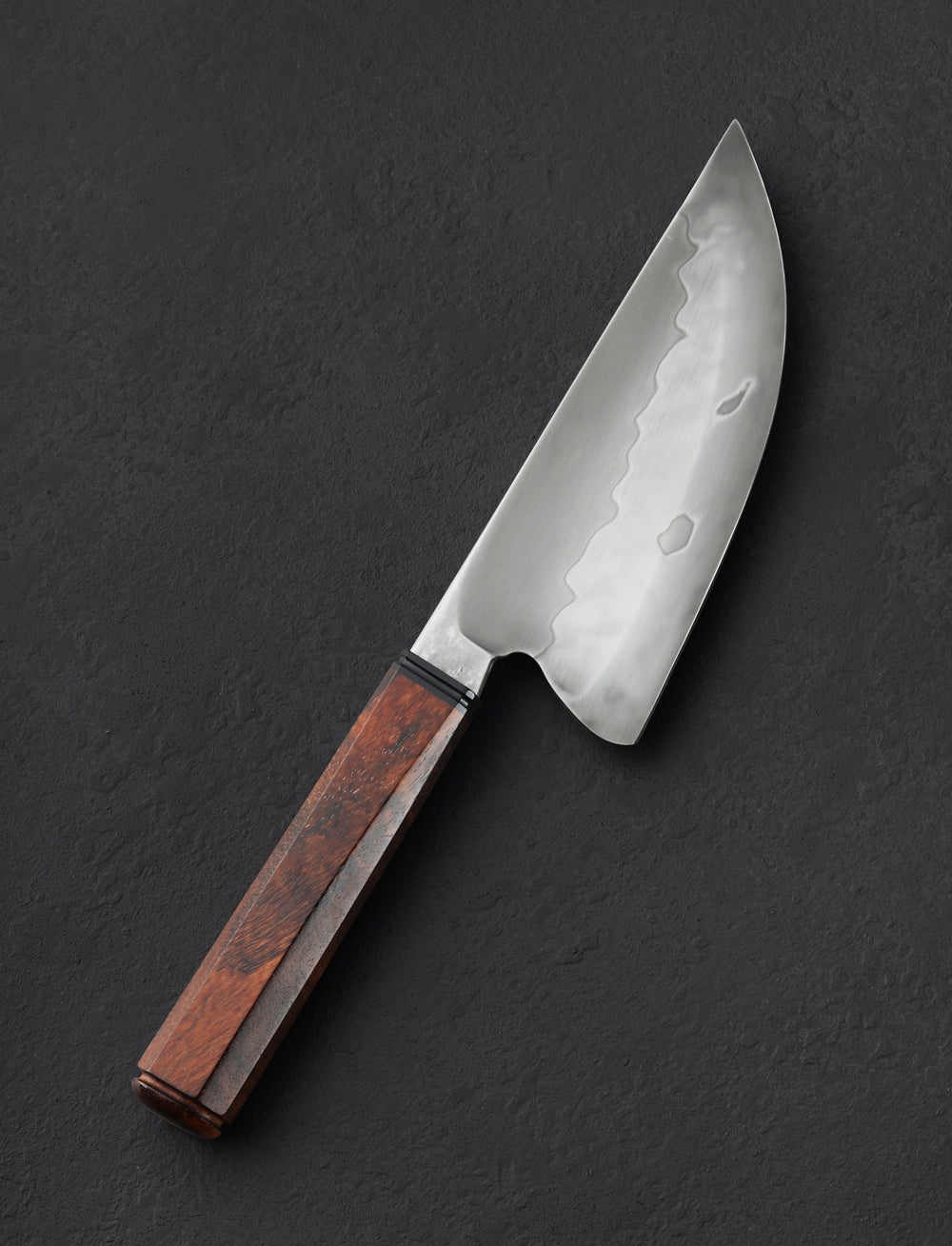 Joshua White - New Jersey Butchery & Boning Round Tip Koa Cleaver 170mm