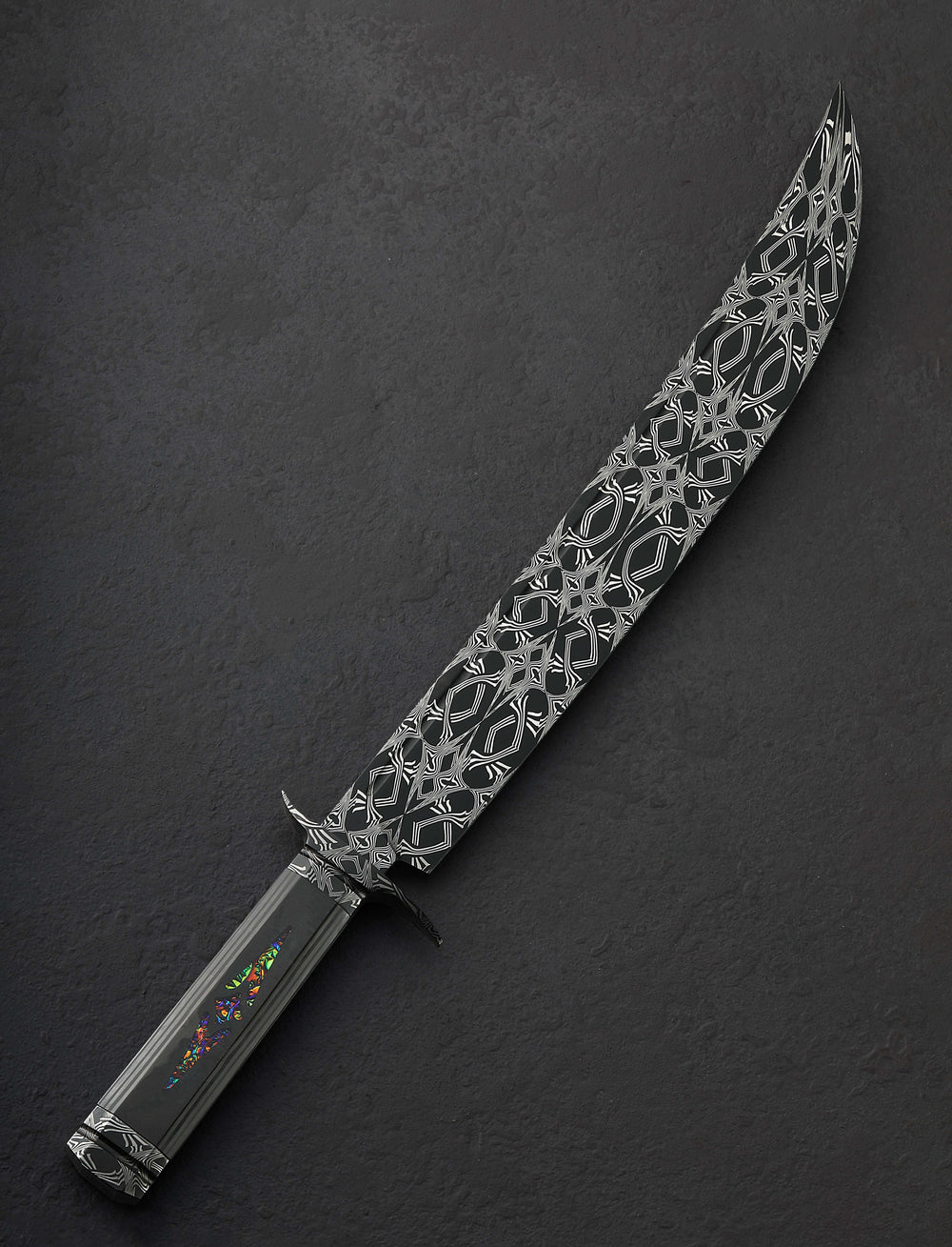 Salem Straub - Washington Butchery & Boning Kaleidoscopic Fire Burl Carver