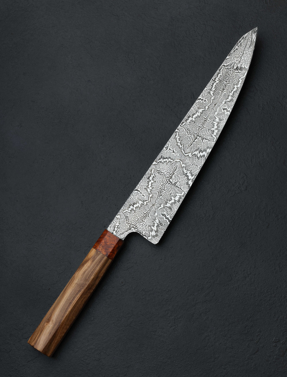 Aaron Wilburn - Idaho Chef & Gyuto Corona Damascus Chef XL 290mm