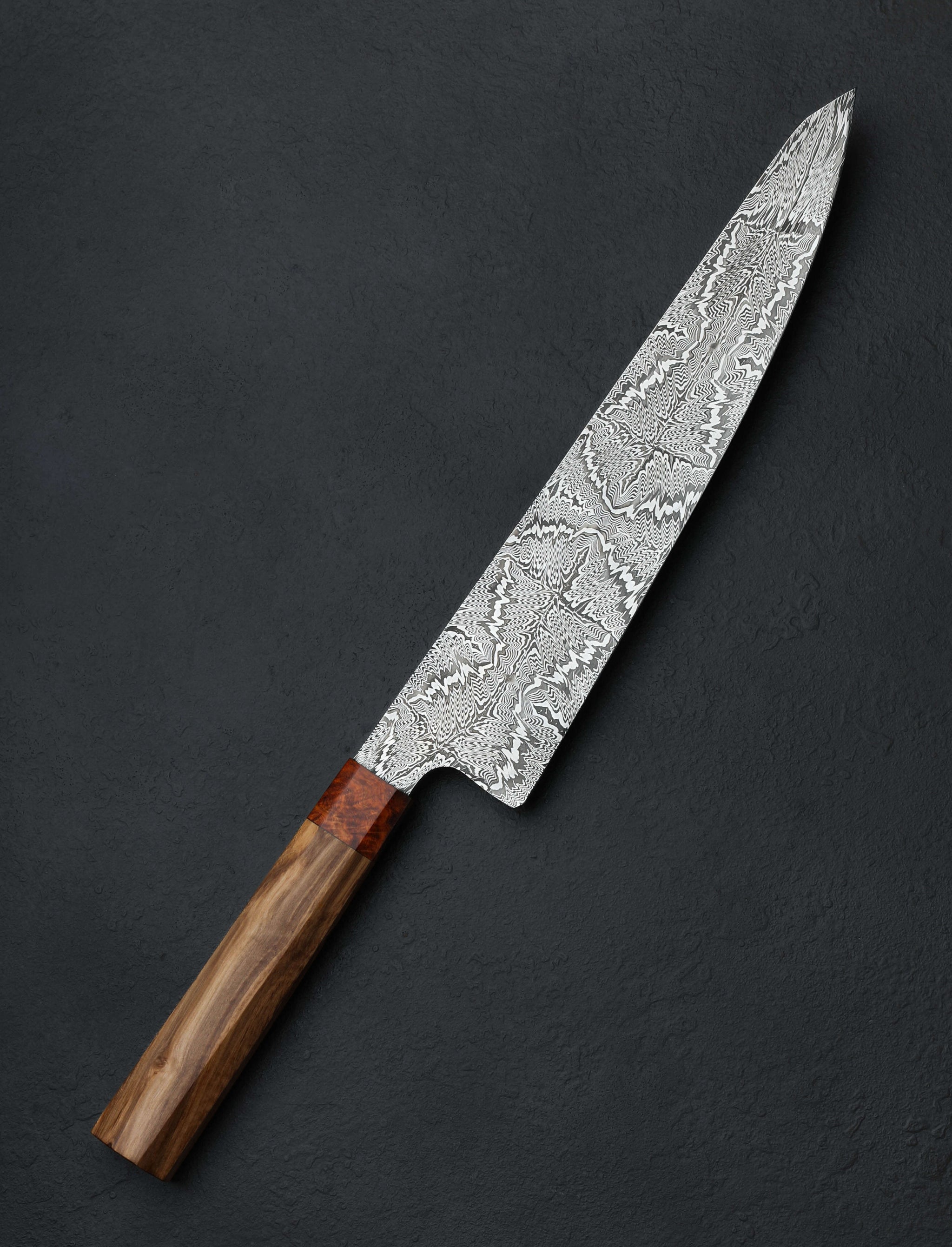 Aaron Wilburn - Idaho Chef & Gyuto Corona Damascus Chef XL 290mm