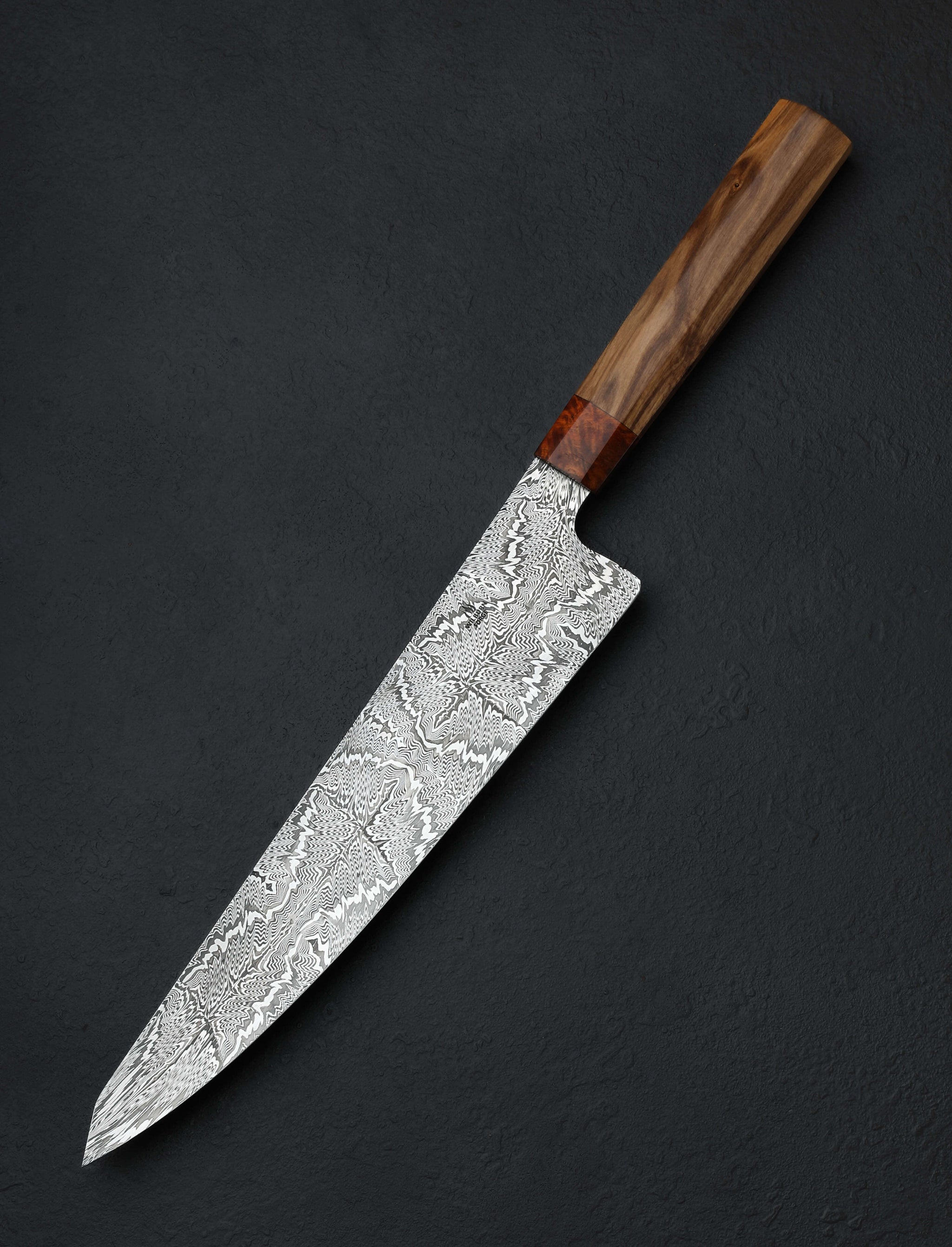 Aaron Wilburn - Idaho Chef & Gyuto Corona Damascus Chef XL 290mm