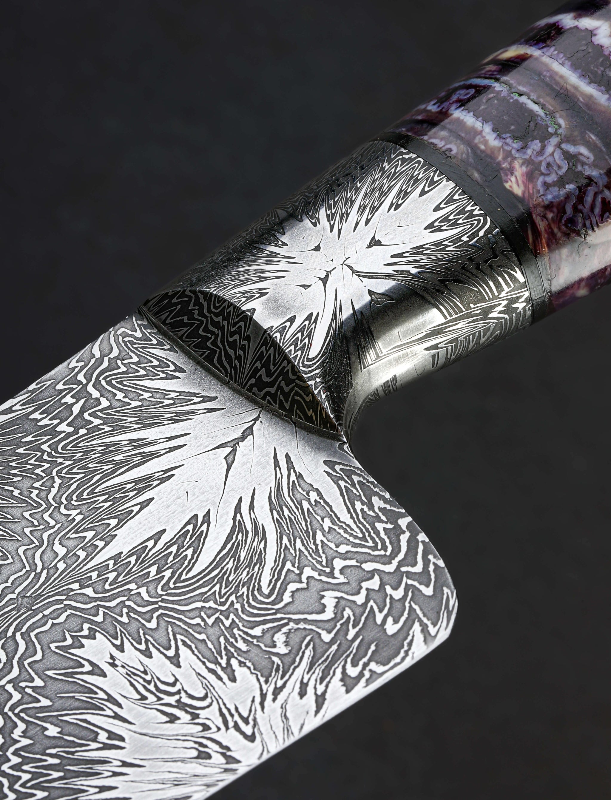 Aaron Wilburn - Idaho Chef & Gyuto Hallucinogenic Mosaic Chef 255mm