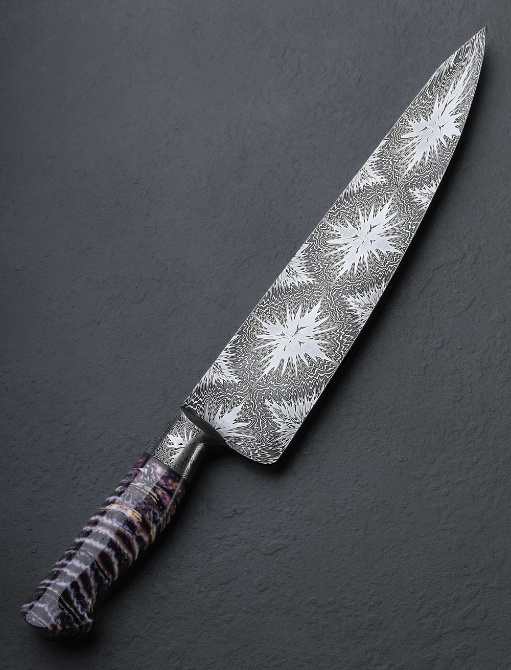 Aaron Wilburn - Idaho Chef & Gyuto Hallucinogenic Mosaic Chef 255mm