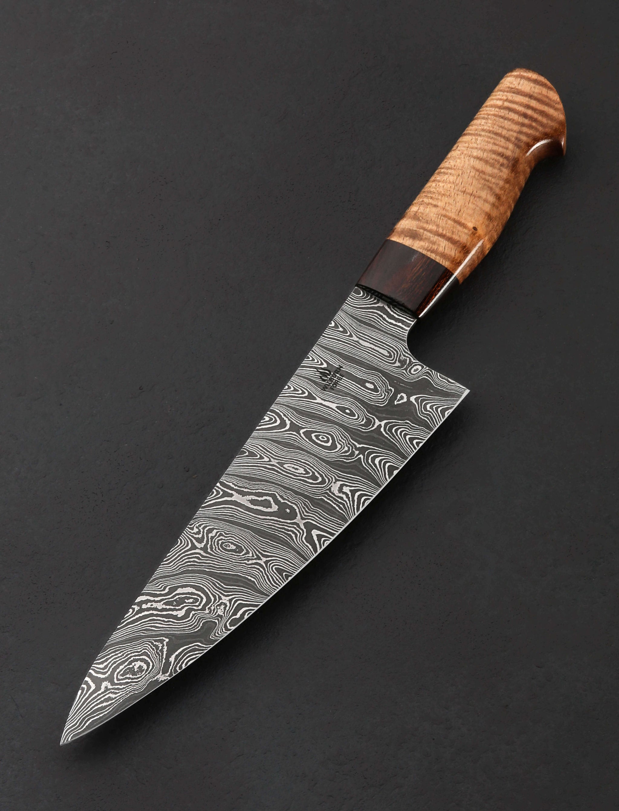 Aaron Wilburn - Idaho Chef & Gyuto Koa Damascus Chef 208mm