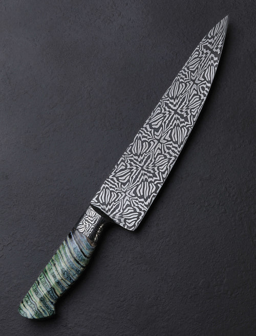 Aaron Wilburn - Idaho Chef & Gyuto Mammoth Deviations Chef 250mm