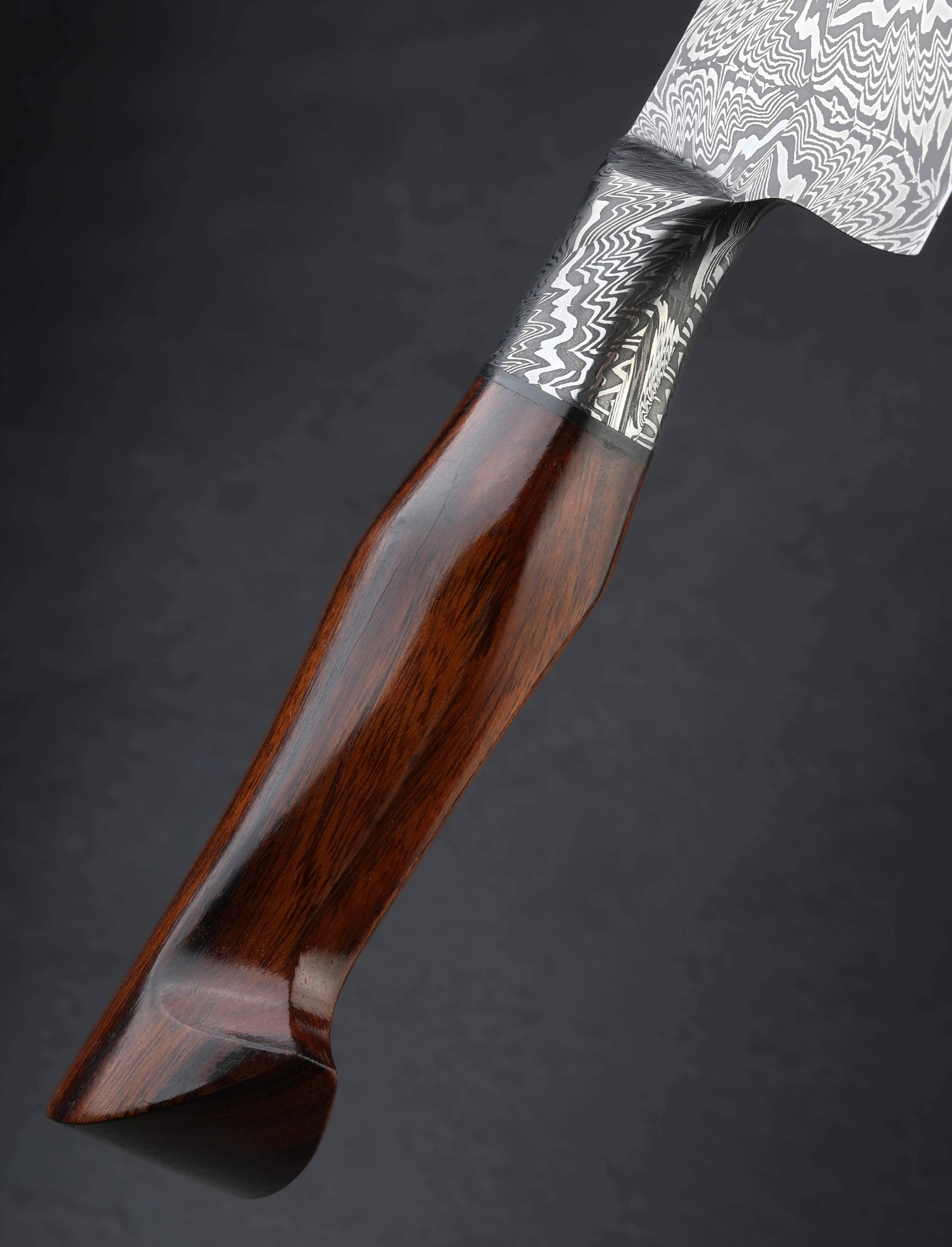 Aaron Wilburn - Idaho Chef & Gyuto Sunburst Damascus Chef 245mm