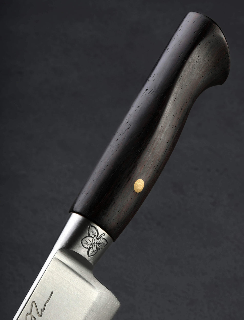 Andrew Meers - North Carolina Chef & Gyuto Meers Ebony Basil Chef 220mm