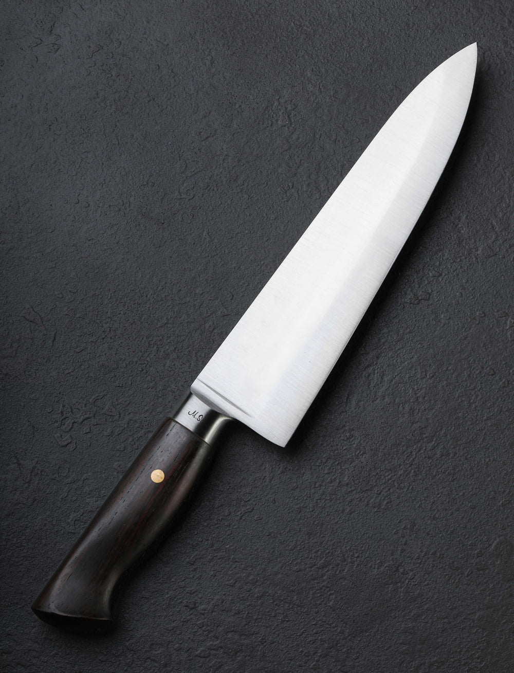 Andrew Meers - North Carolina Chef & Gyuto Meers Ebony Basil Chef 220mm