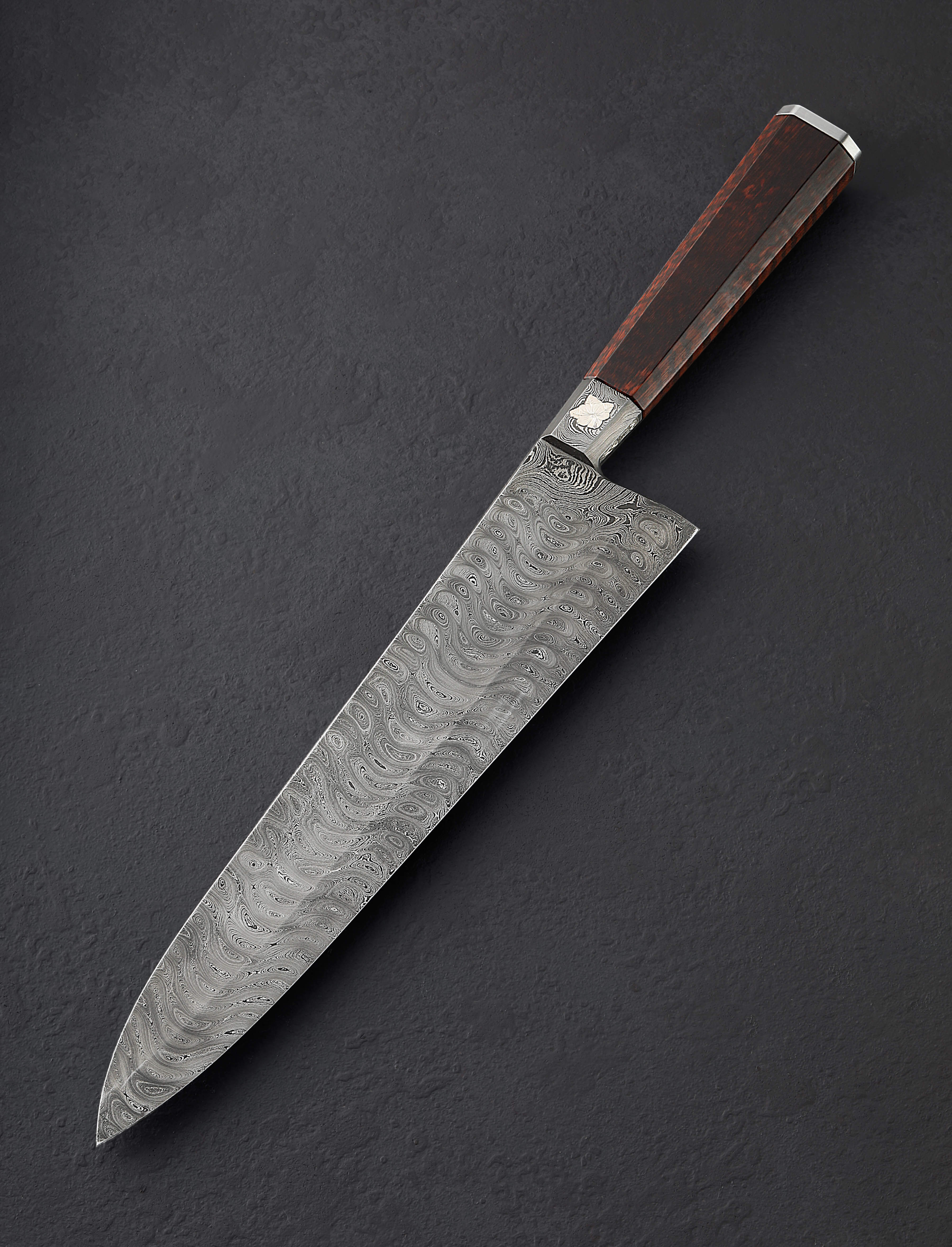 Meers Silver Hibiscus Gyuto 298mm | Eatingtools