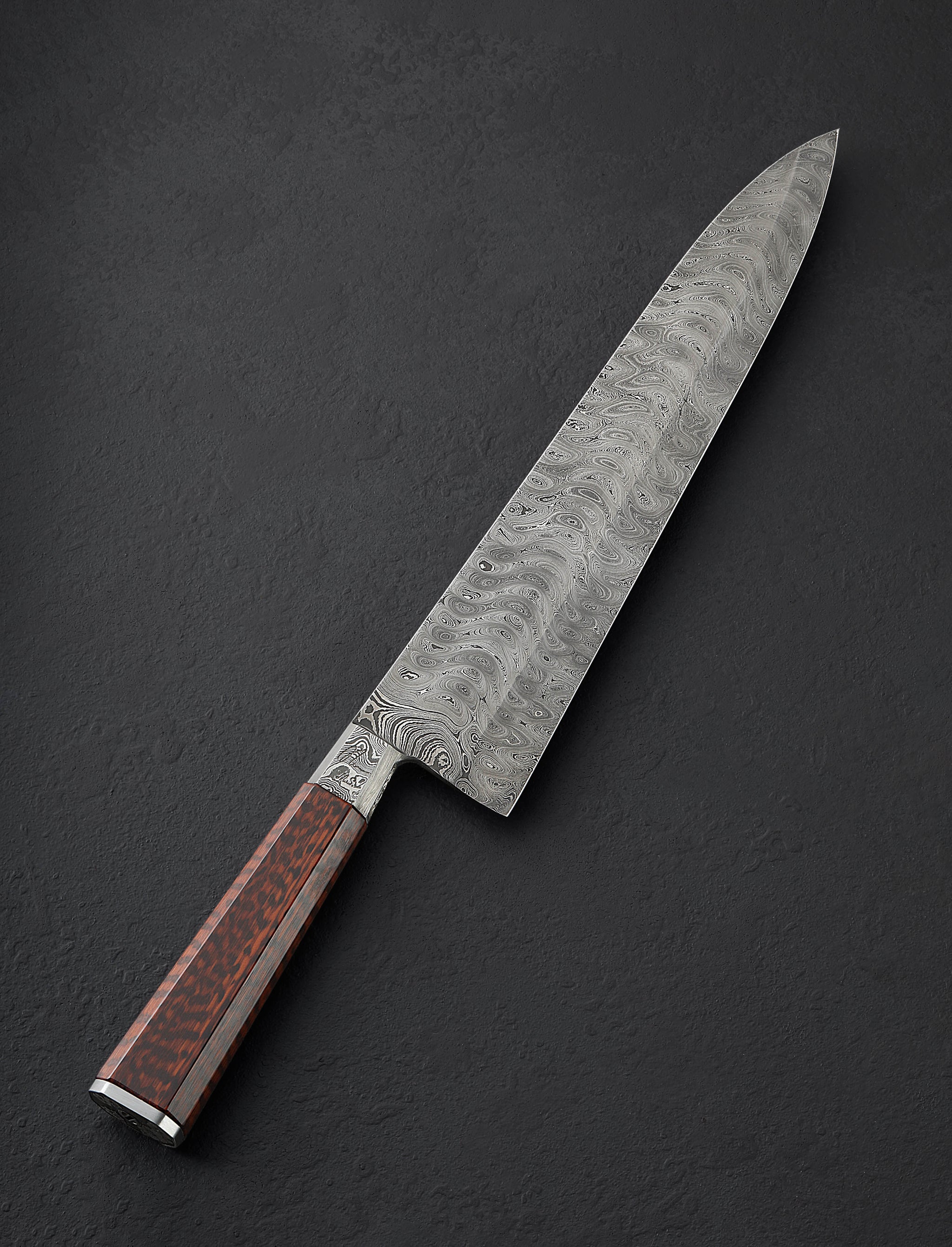 Andrew Meers - North Carolina Chef & Gyuto Meers Silver Hibiscus Gyuto 298mm
