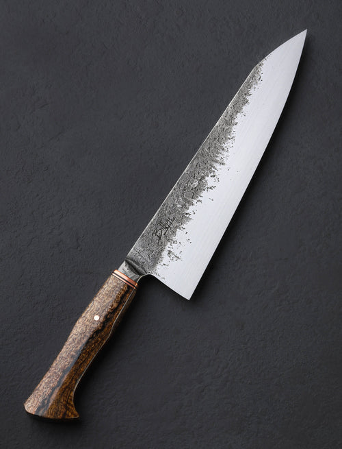 Andy Billipp - Connecticut Chef & Gyuto Copper Hackberry Chef 238mm