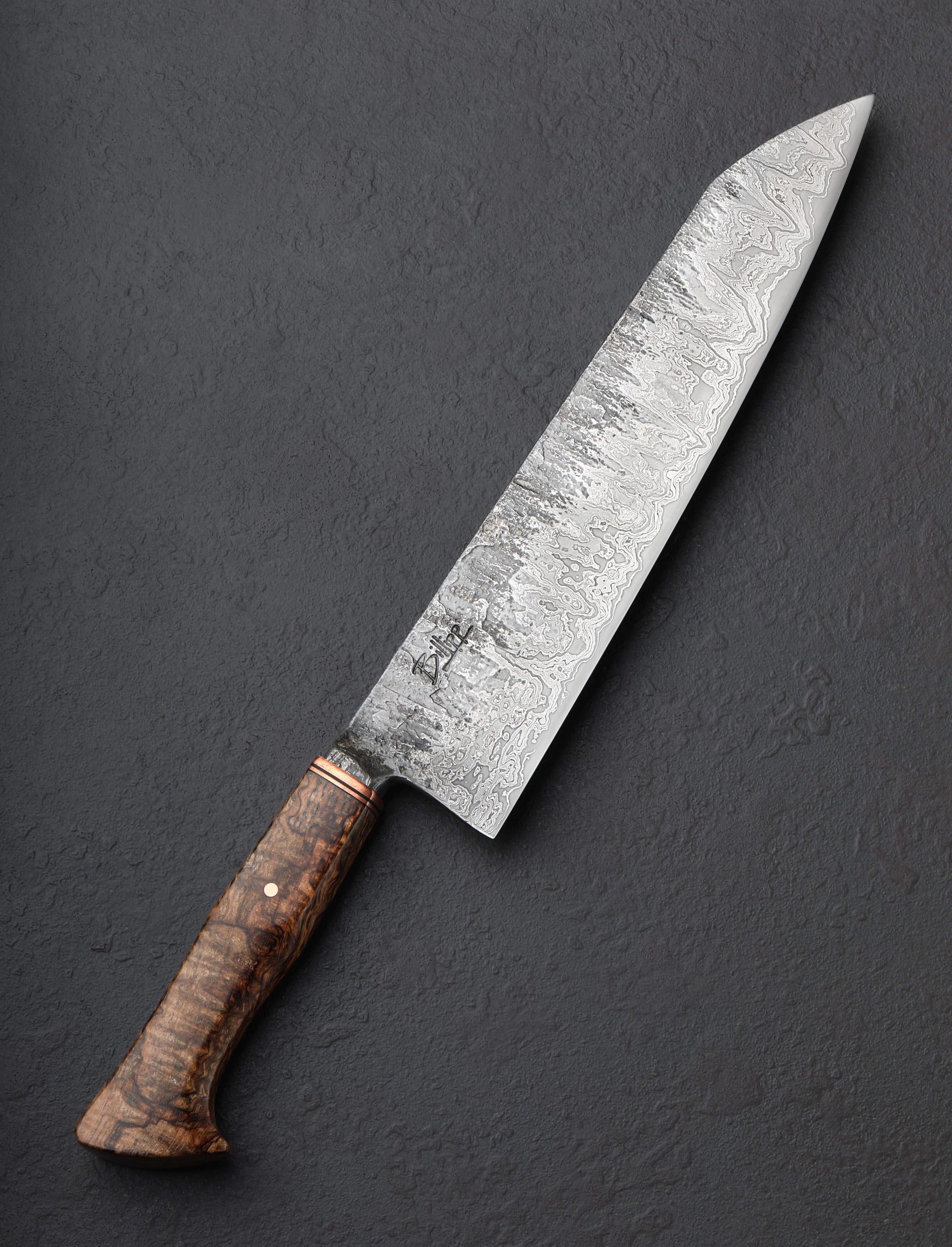 Andy Billipp - Connecticut Chef & Gyuto Copper Mango Chef 256mm