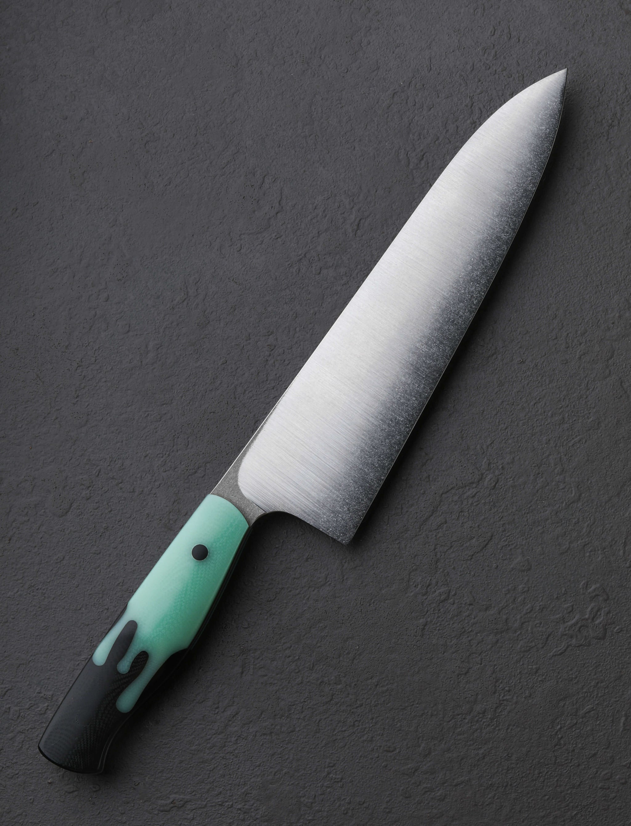 Ben Tendick - Oregon Chef & Gyuto Mint Drip Gyuto 202mm