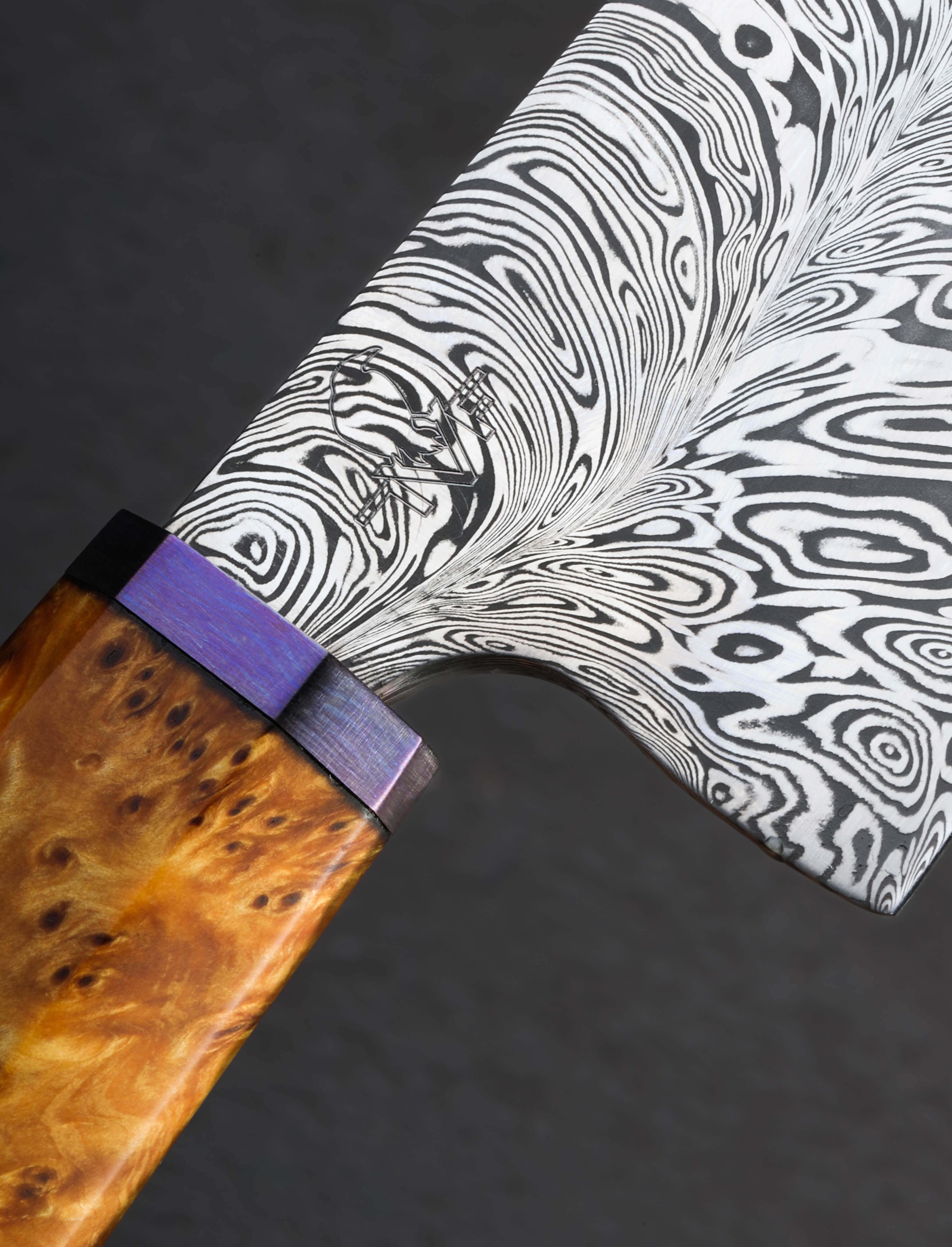 Cedar Timascus Chef 172mm | Eatingtools