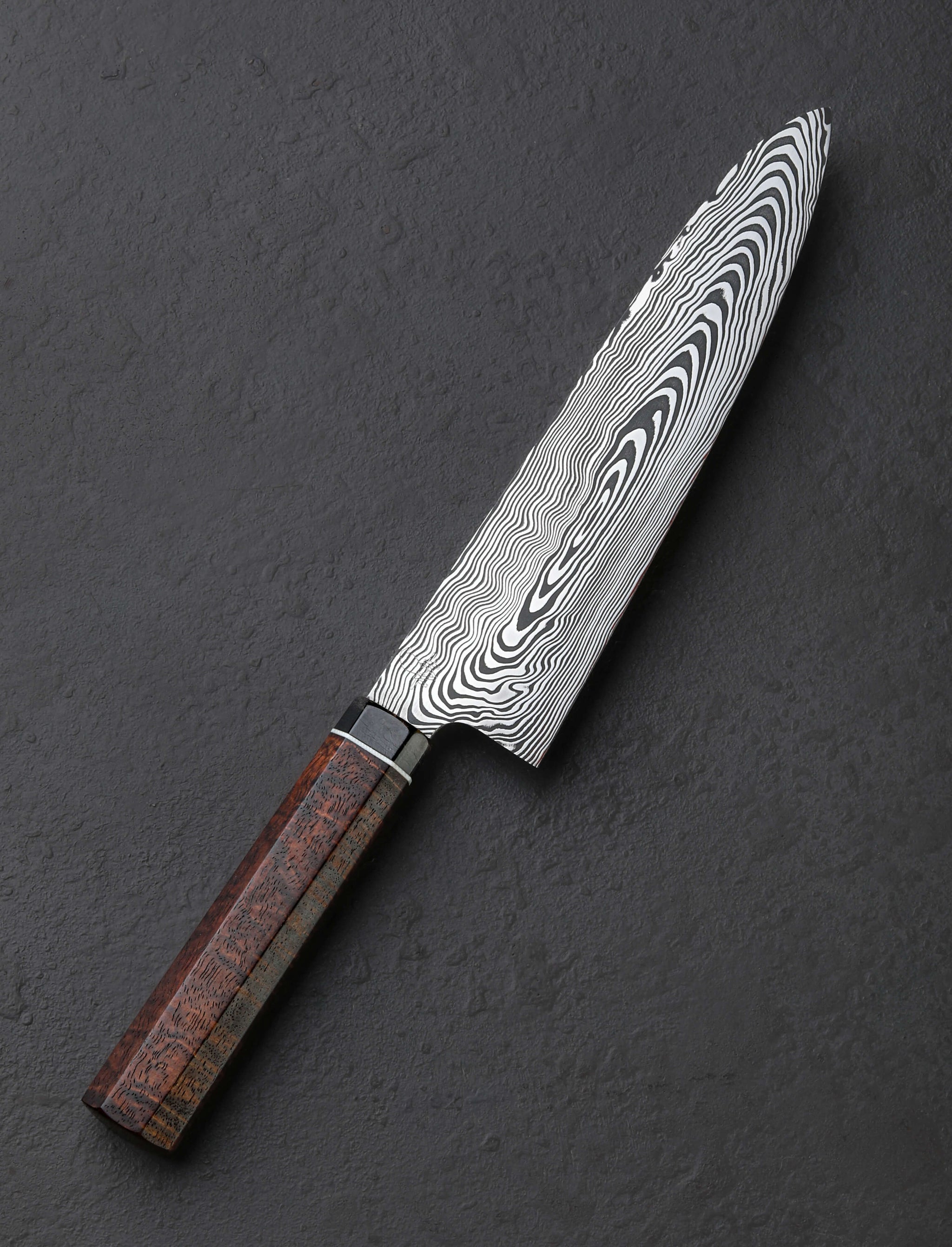 Casey Vilensky - Vancouver Chef & Gyuto Concentric Koa Chef 175mm