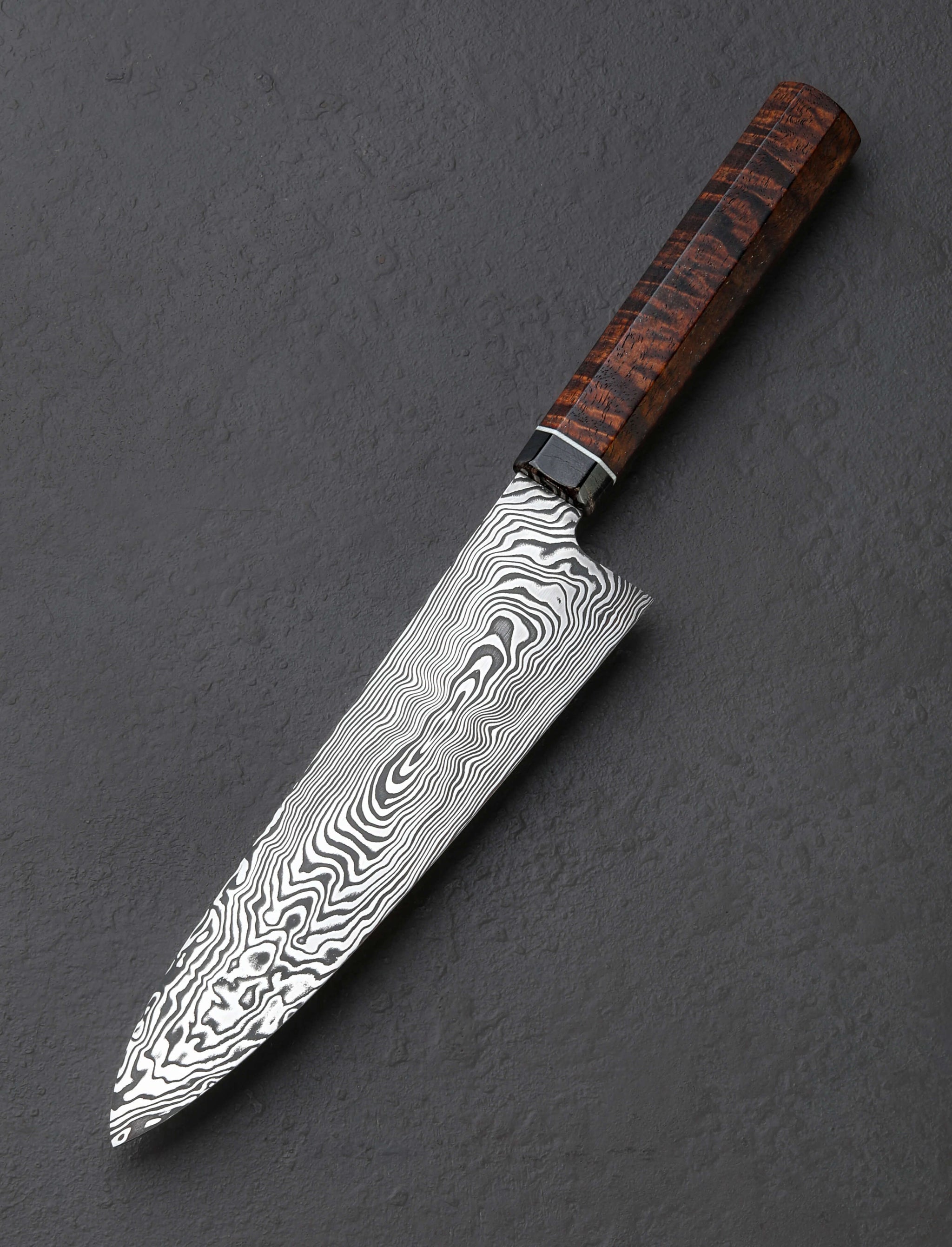 Casey Vilensky - Vancouver Chef & Gyuto Concentric Koa Chef 175mm
