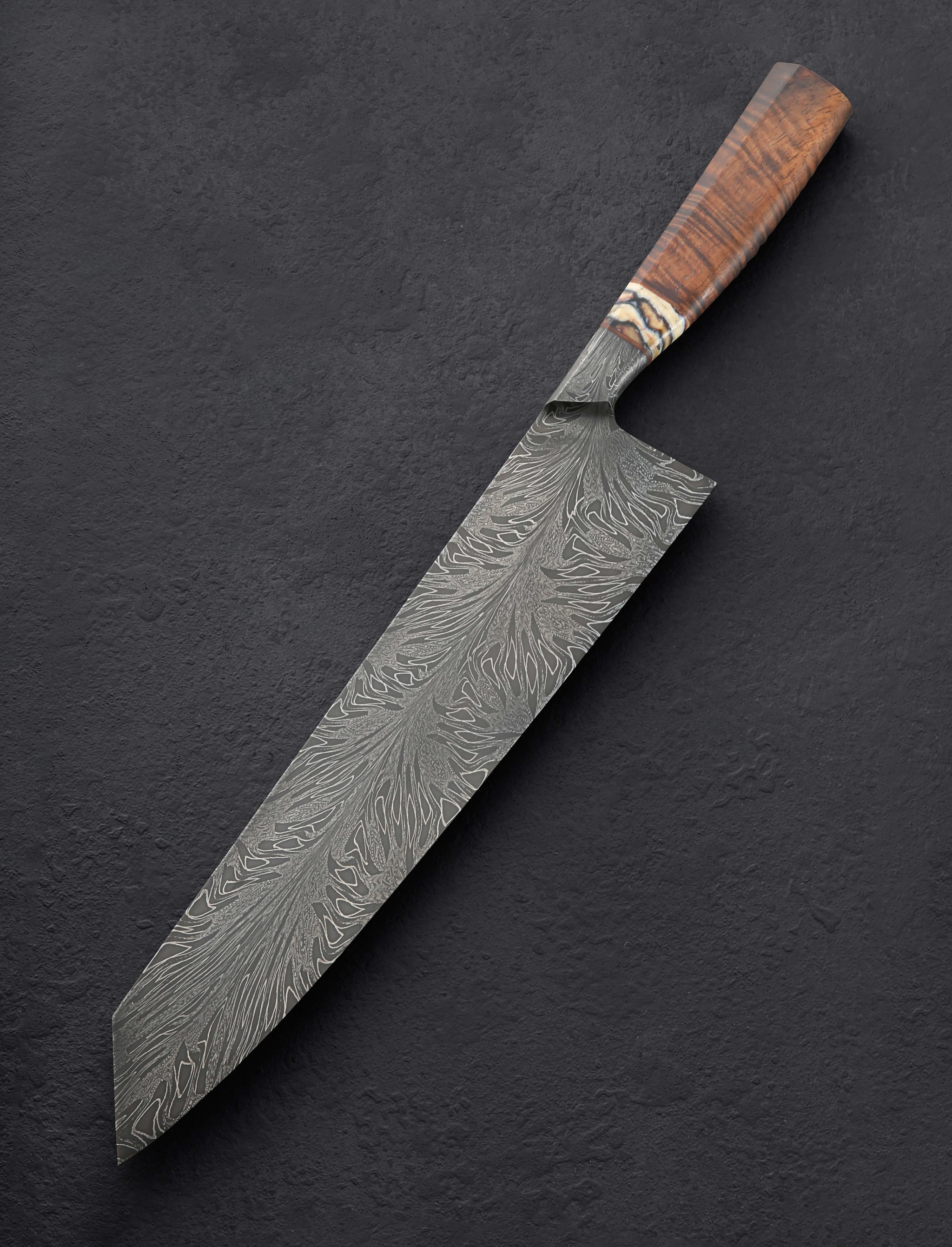 Casey Vilensky - Vancouver Chef & Gyuto Feather on Fire Gyuto 315mm