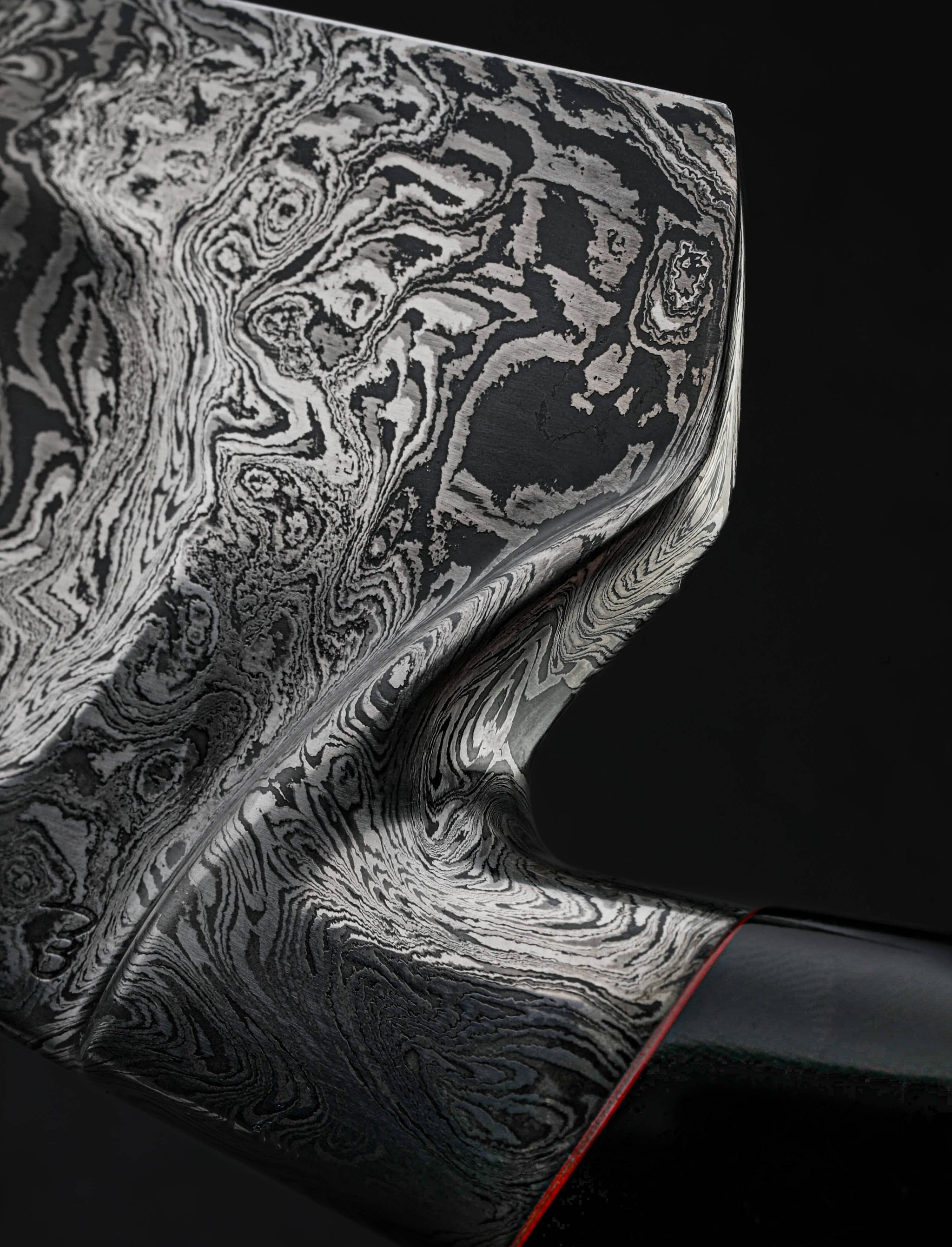 Charlie Ellis - Indiana Chef & Gyuto Ellis Third Element Damascus Chef XXXmm