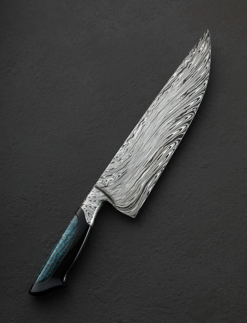 Charlie Ellis - North Carolina Chef & Gyuto Cascading Triple Alloy Chef 217mm