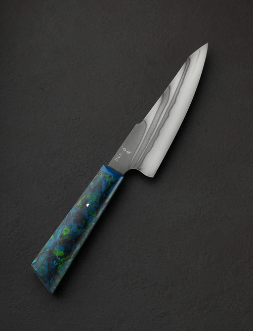 Don Carlos Andrade - California Chef & Gyuto Blue Rainbow Gyuto 160mm