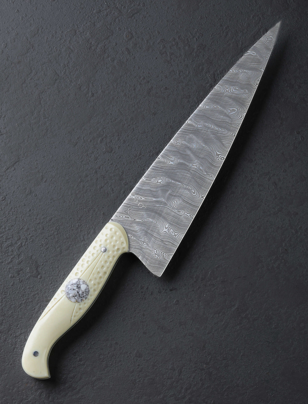 Don Carlos Andrade - California Chef & Gyuto French Lunar Damasteel Chef 206mm